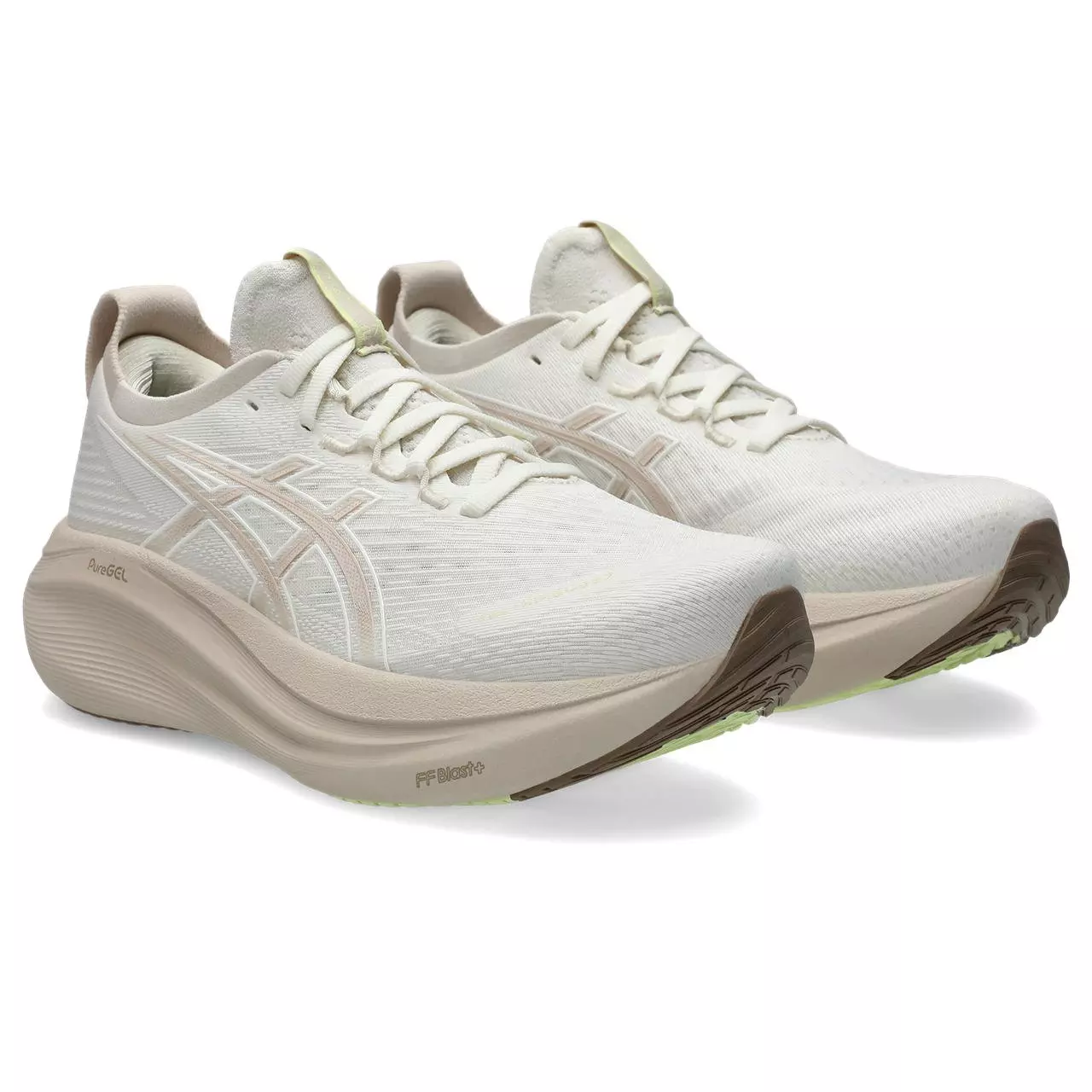 ASICS GEL-NIMBUS 27 "Cream/Mineral Beige" Women's Running Shoe - OFF-WHITE/KHAKI