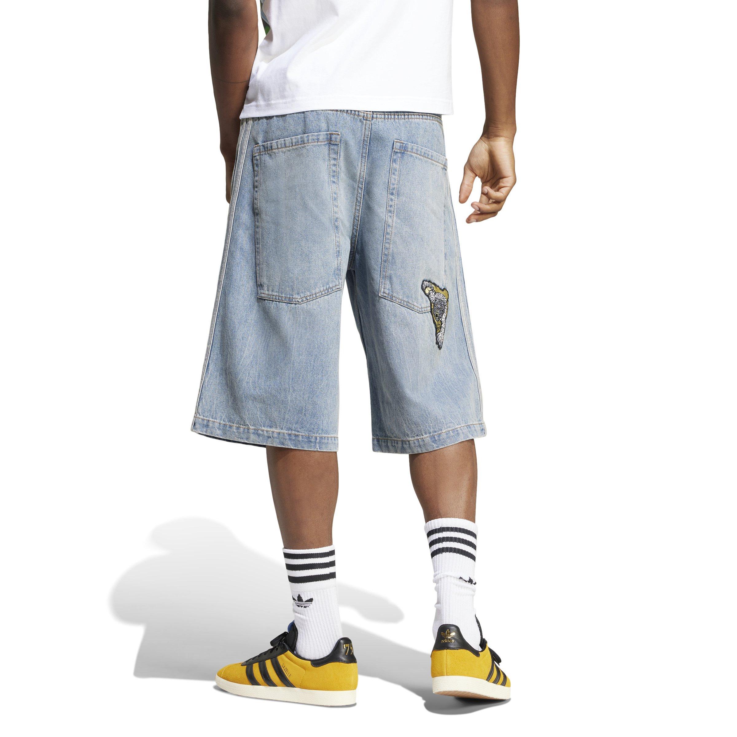 ハーフ・ショートパンツ ADIDAS ADILENIUM SEASON 3 DENIM SHORTS 5FT353 adidas Originals Men's Adilenium Season 3 Denim Shorts