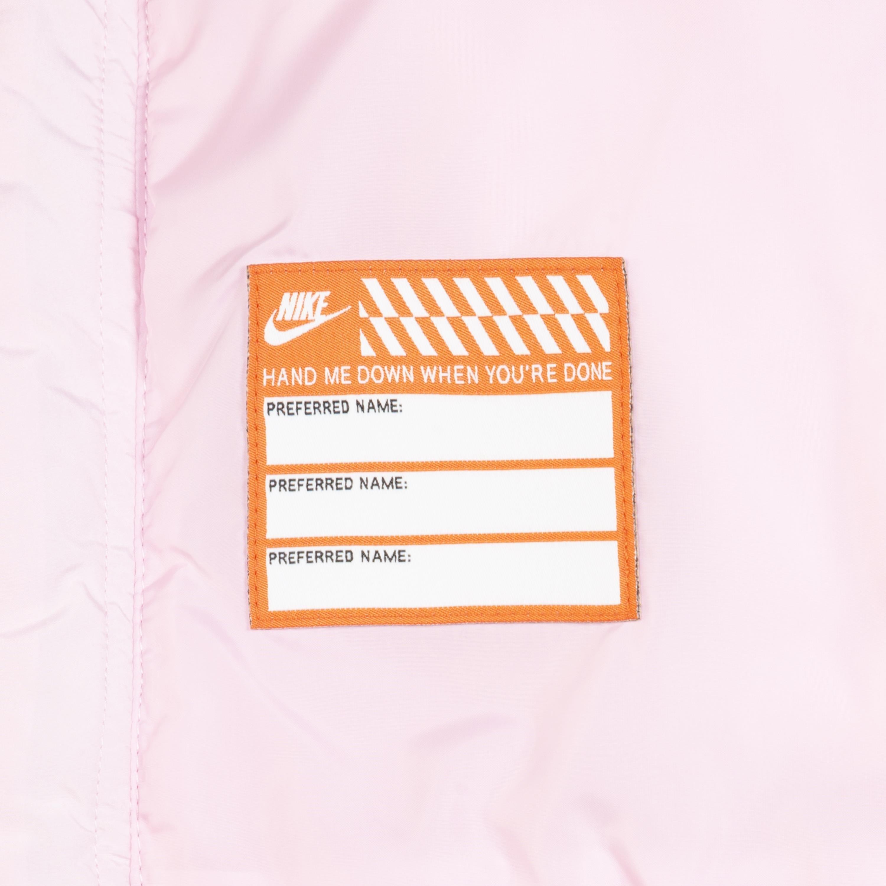 Nike Faux Fur Pink Little Girls' Jacket