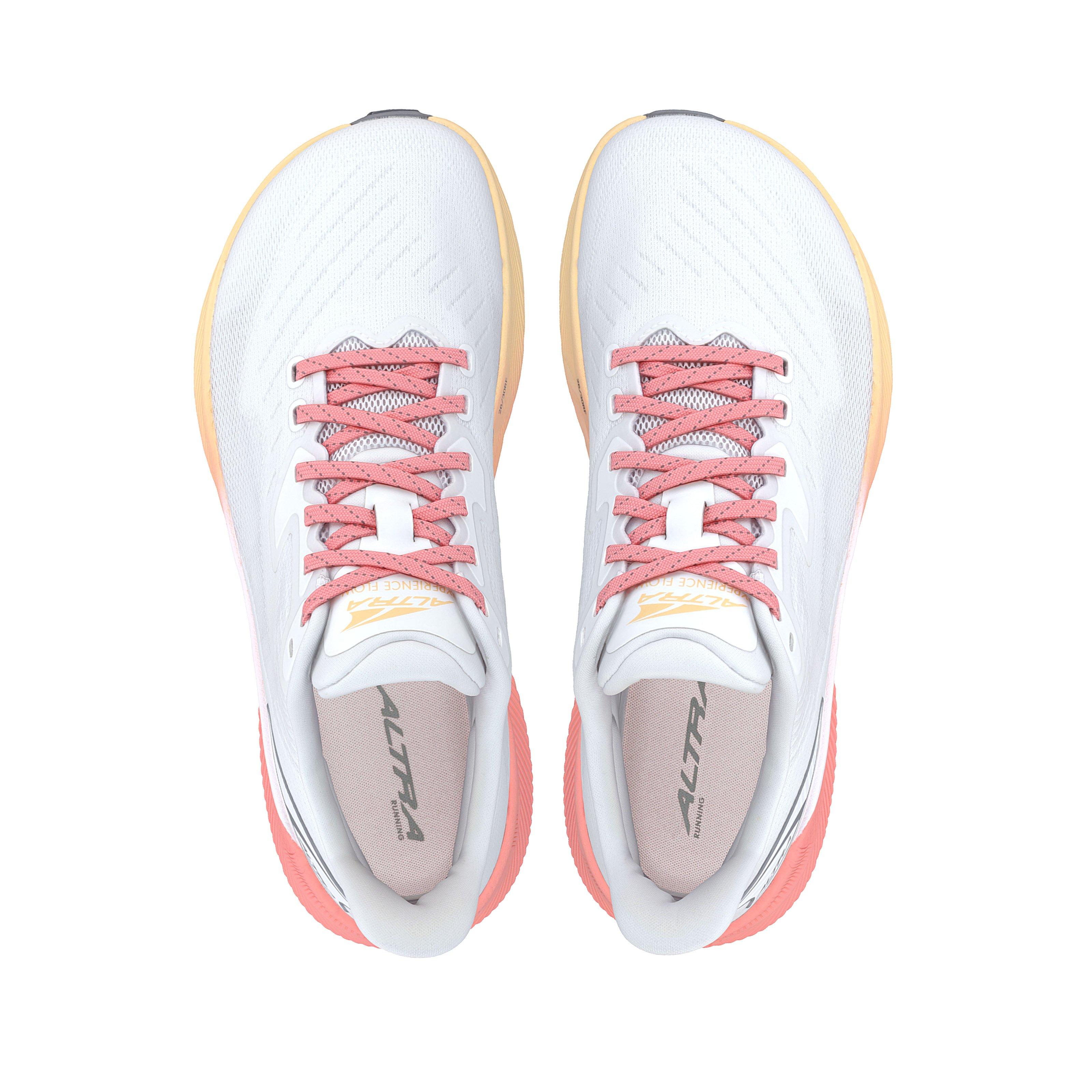 Altra Experience Flow "White/Coral" Women's Running Shoe - WHITE/CORAL Thumbnail View 8
