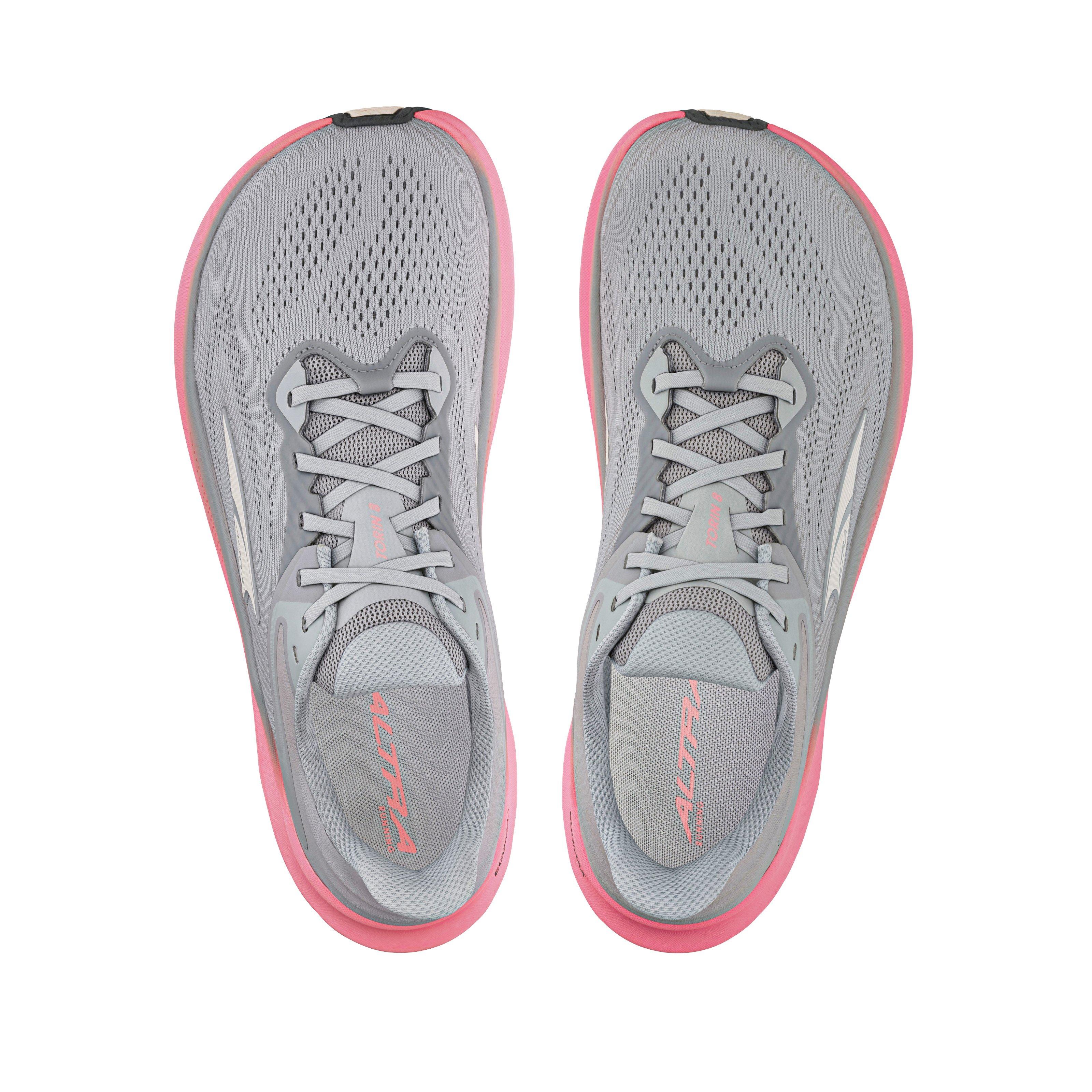 Altra Torin 8 "Grey/Pink" Women's Running Shoe - GREY/PINK Thumbnail View 8