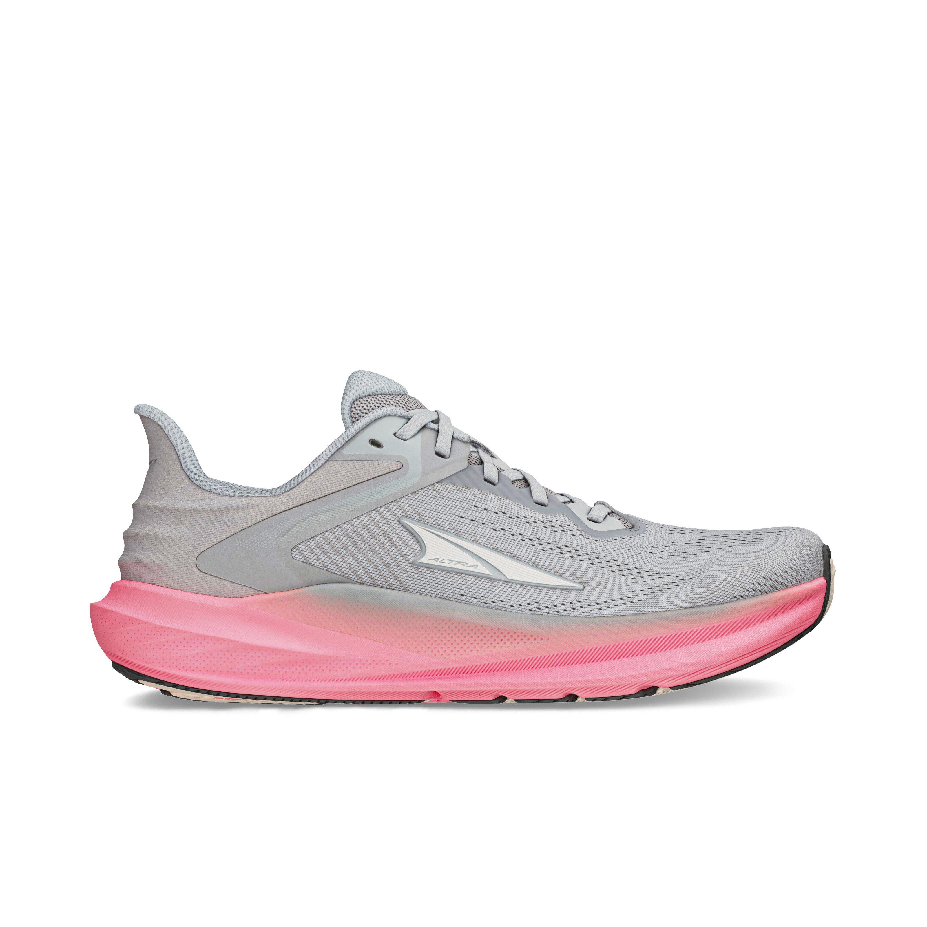 Altra Torin 8 "Grey/Pink" Women's Running Shoe - GREY/PINK Thumbnail View 1