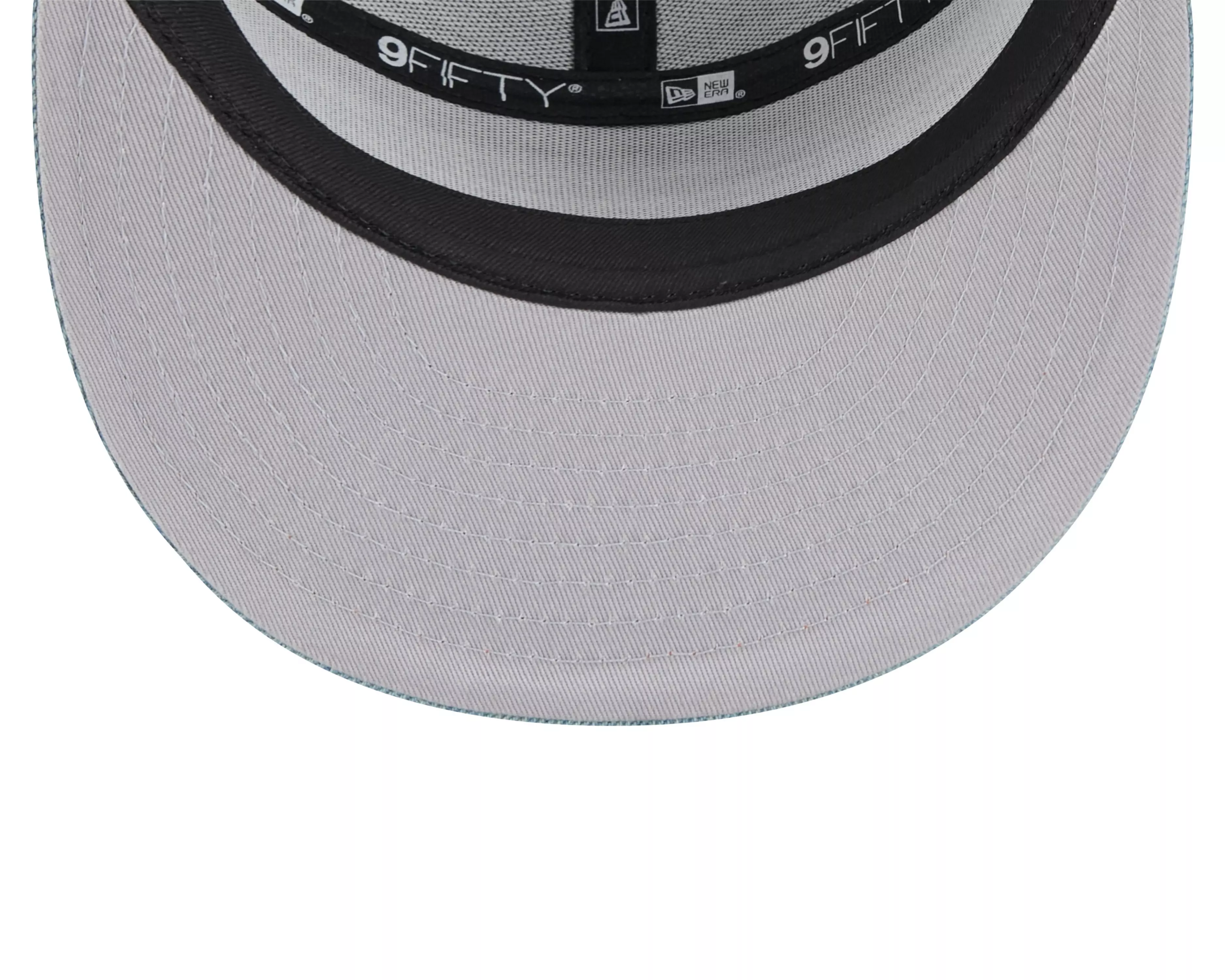 New Era Atlanta Braves 9FIFTY Denim Snapback Hat-Light Blue - LT BLUE