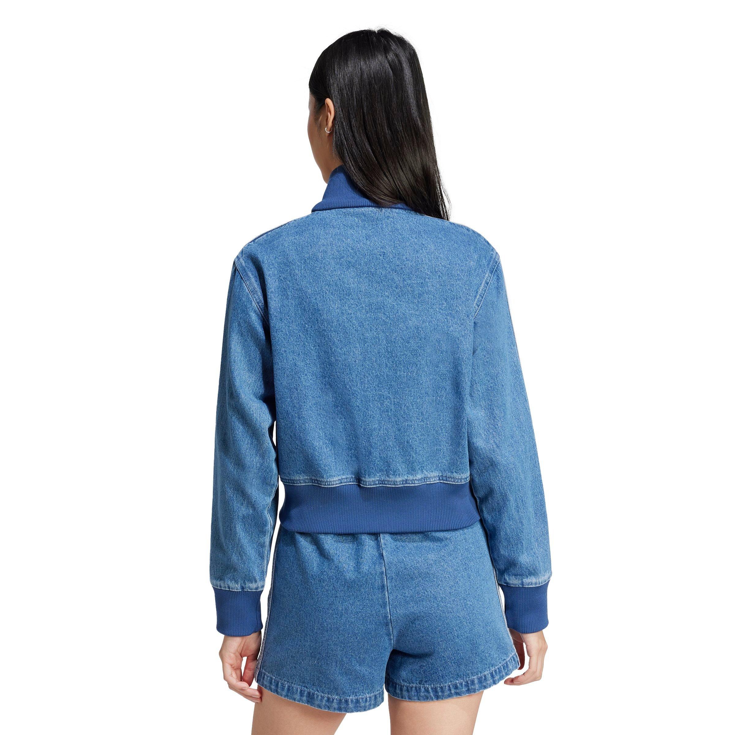 adidas Originals Women's Adicolor Denim Track Jacket-Blue - DENIM Thumbnail View 2