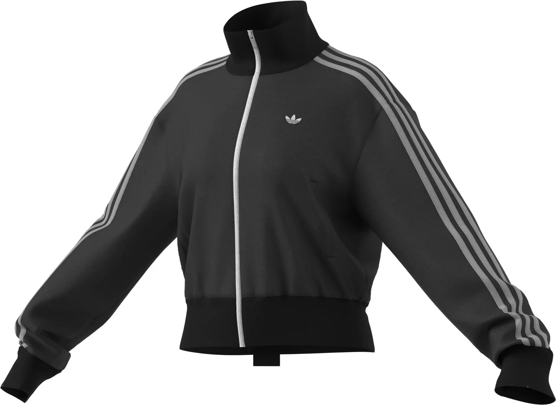 adidas Originals Women's Adicolor Denim Track Jacket - BLACK