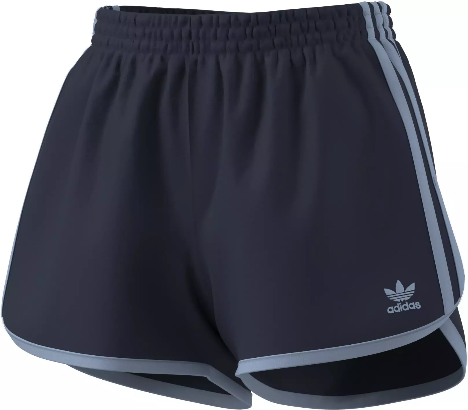 adidas Originals Women's Adicolor 3-Stripes Sprinter Shorts - NAVY