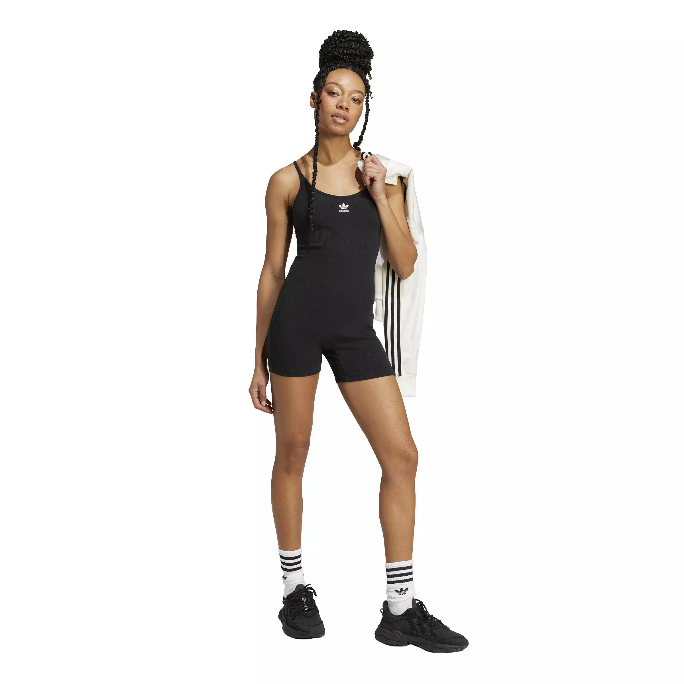 adidas Originals Women's Essentials Rib Bodysuit - BLACK