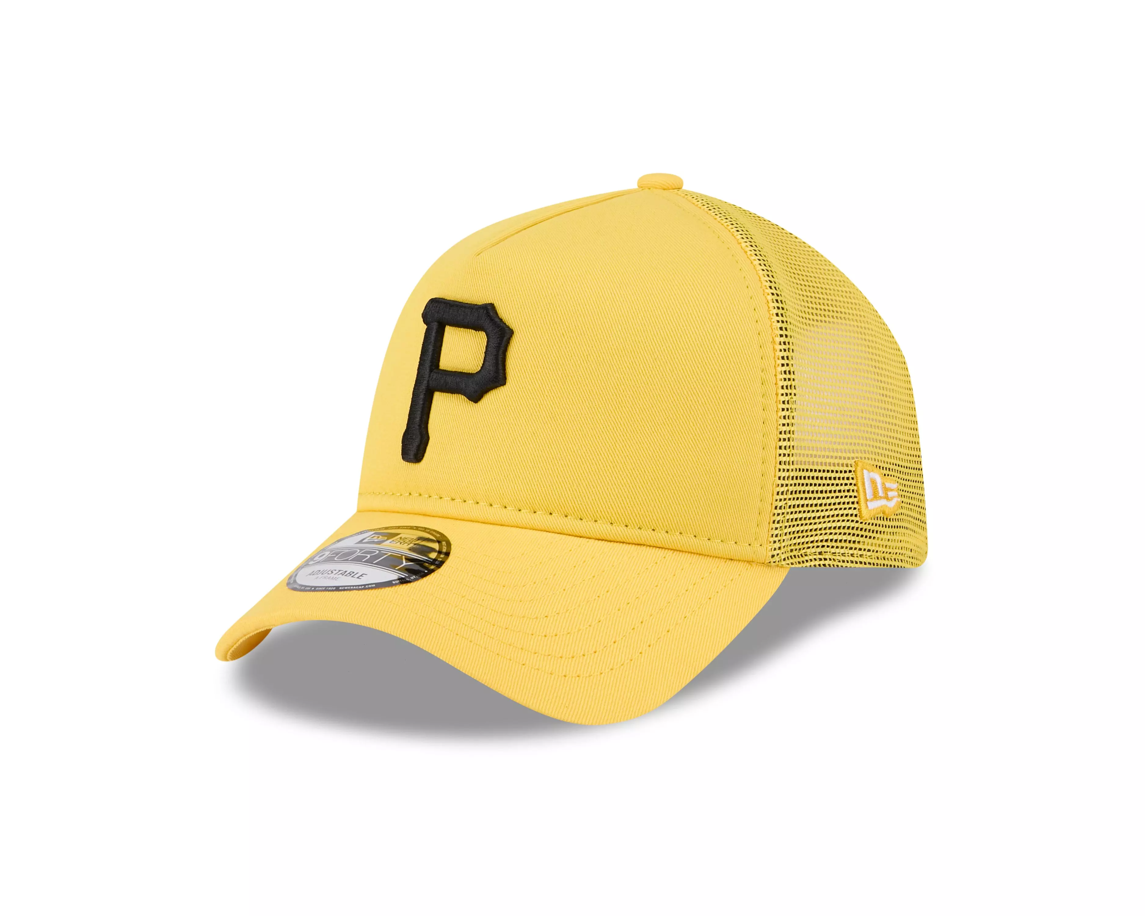 New Era Pittsburgh Pirates 9FORTY A-Frame Snapback Hat-Yellow - YELLOW