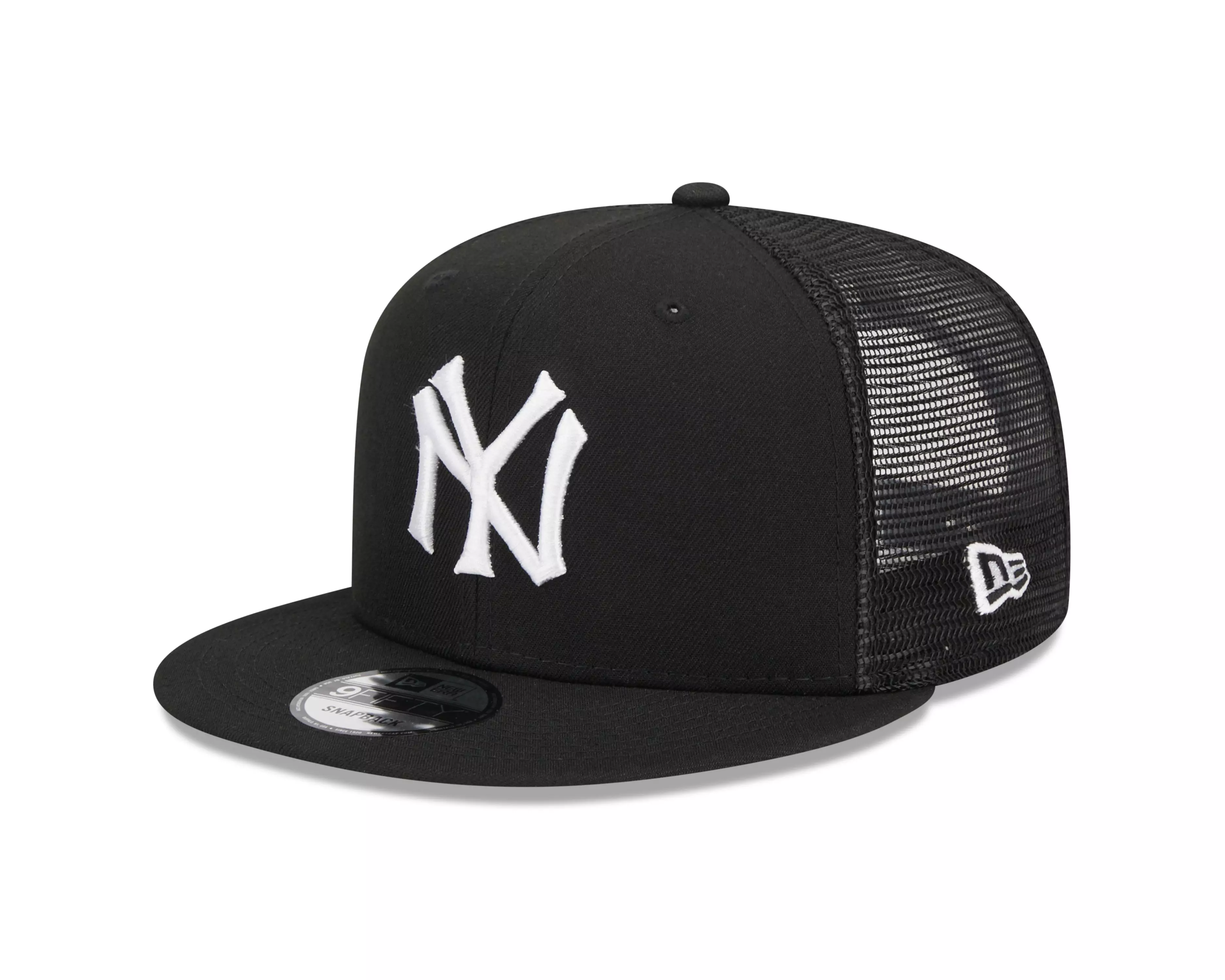 New Era New York Yankees 9FIFTY Trucker Snapback-Black - BLACK