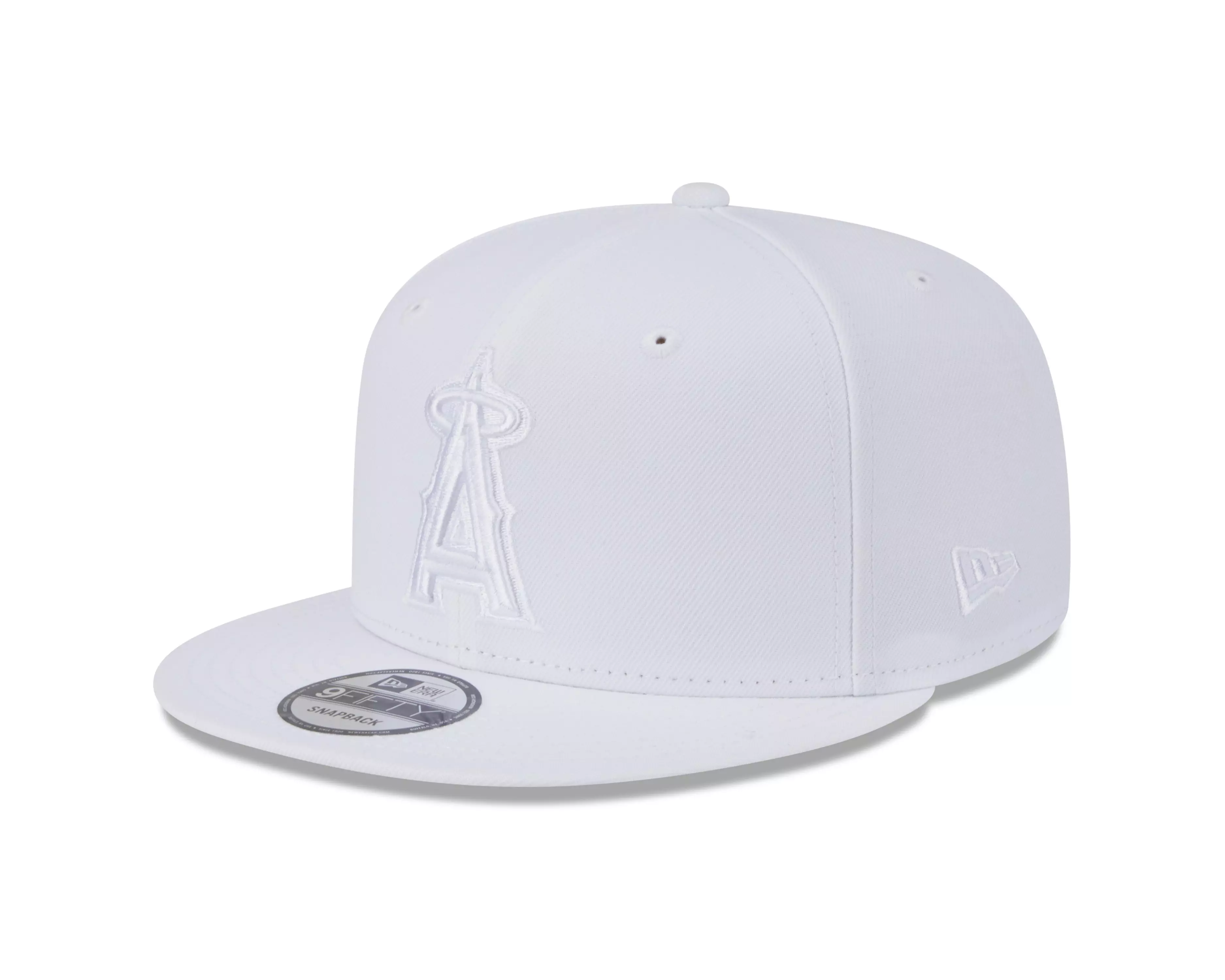 New Era Los Angeles Angels 9FIFTY Snapback Hat-White - WHITE