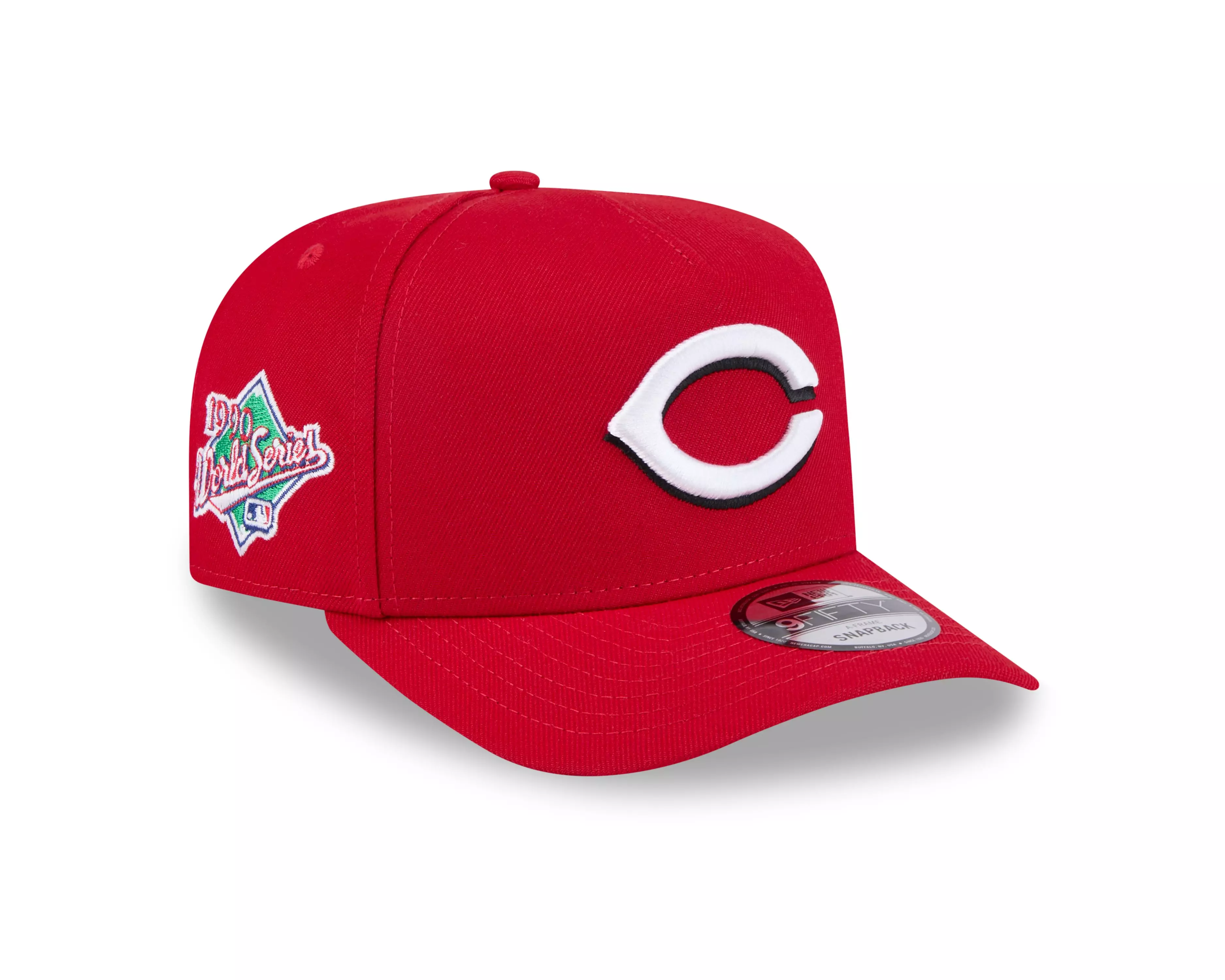 New Era Cincinnati Reds 9FIFTY A-Frame Snapback Hat-Red - RED