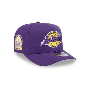 New Era Los Angeles Lakers 9FORTY A-Frame Snapback Hat-Purple