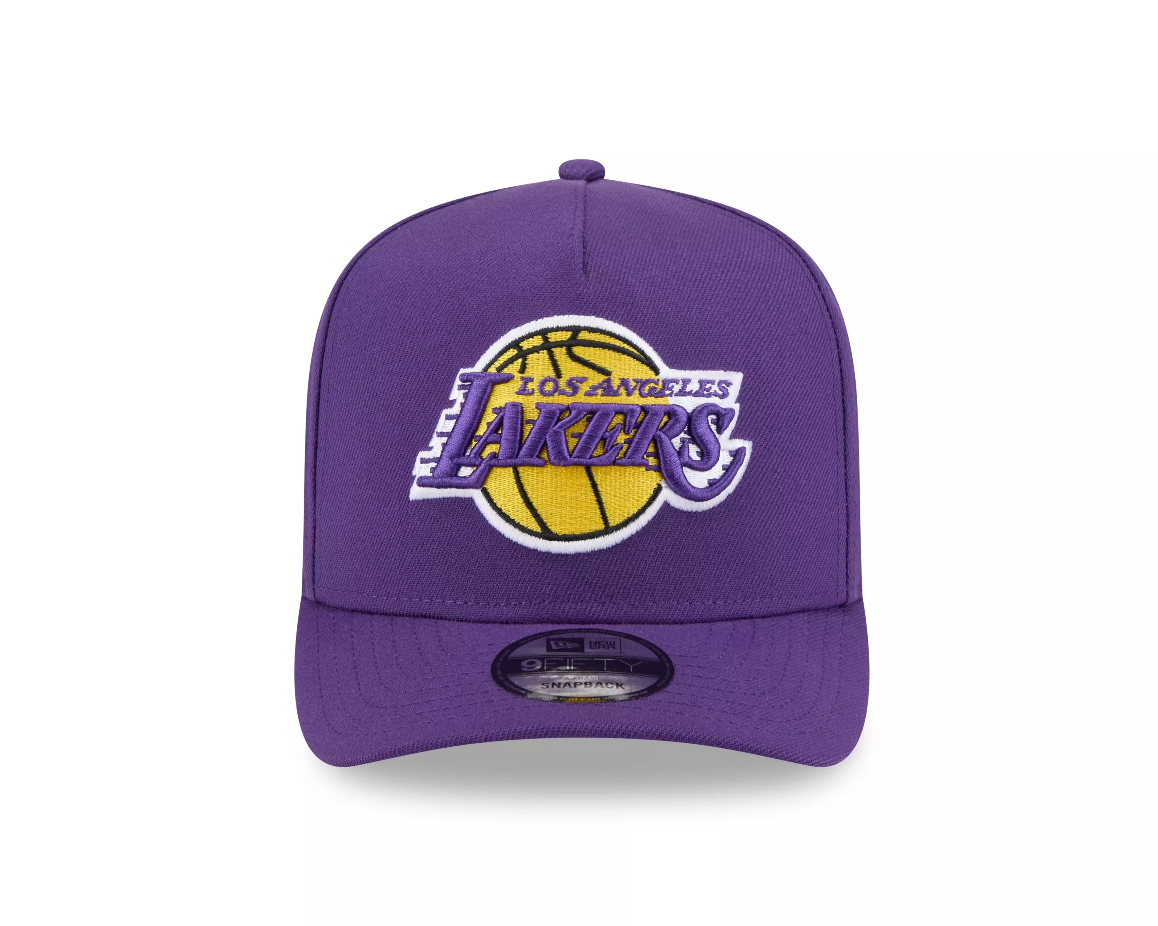 New Era Los Angeles Lakers 9FORTY A-Frame Snapback Hat-Purple - PURPLE