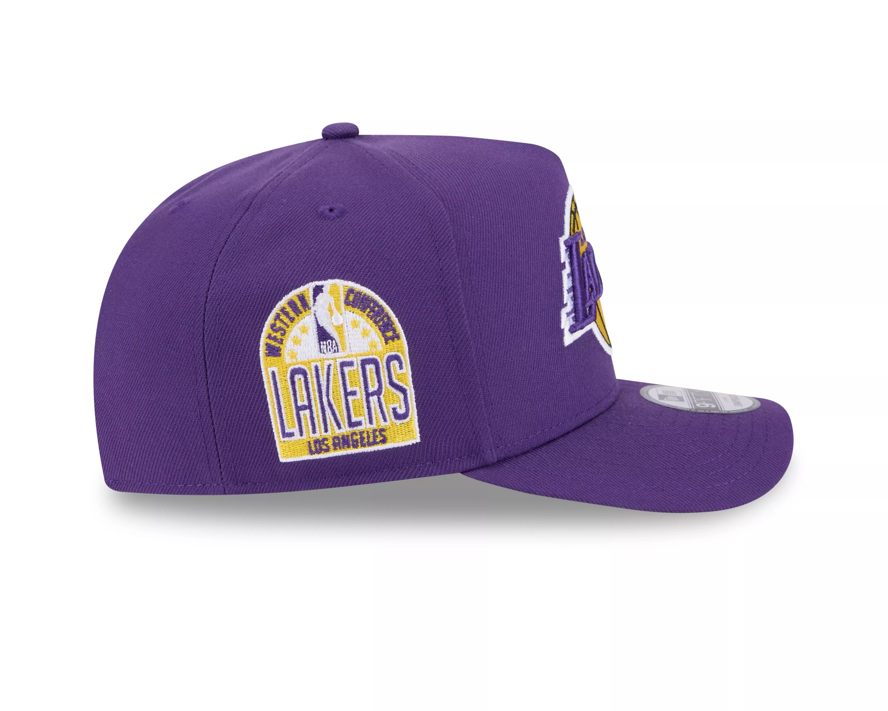 New Era Los Angeles Lakers 9FORTY A-Frame Snapback Hat-Purple - PURPLE