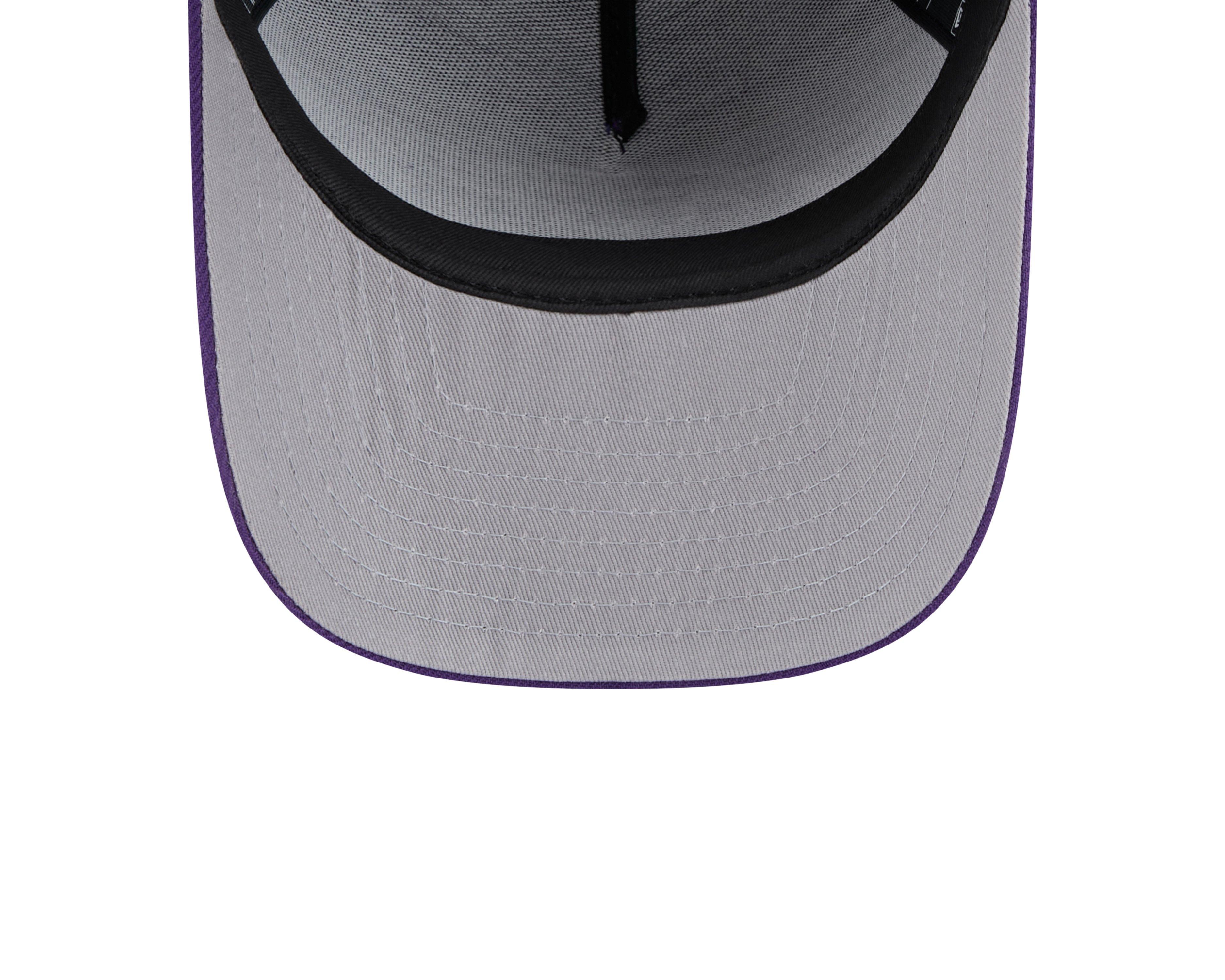 New Era Los Angeles Lakers 9FORTY A-Frame Snapback Hat-Purple - PURPLE Thumbnail View 7