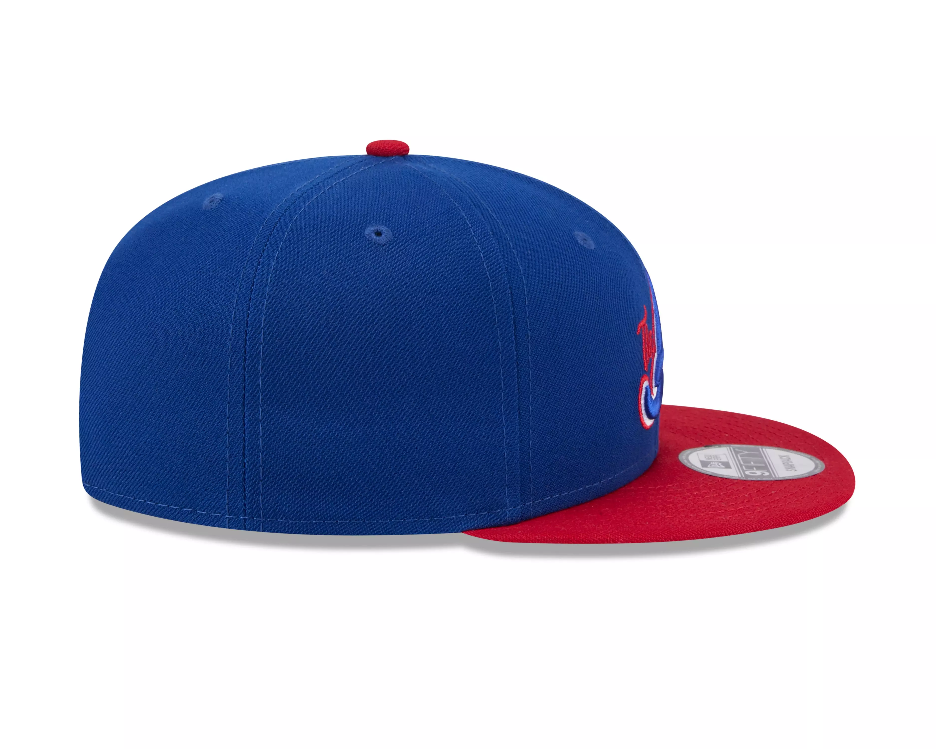 New Era Atlanta Braves 9FIFTY Snapback Hat-Blue/Red - BLUE/RED