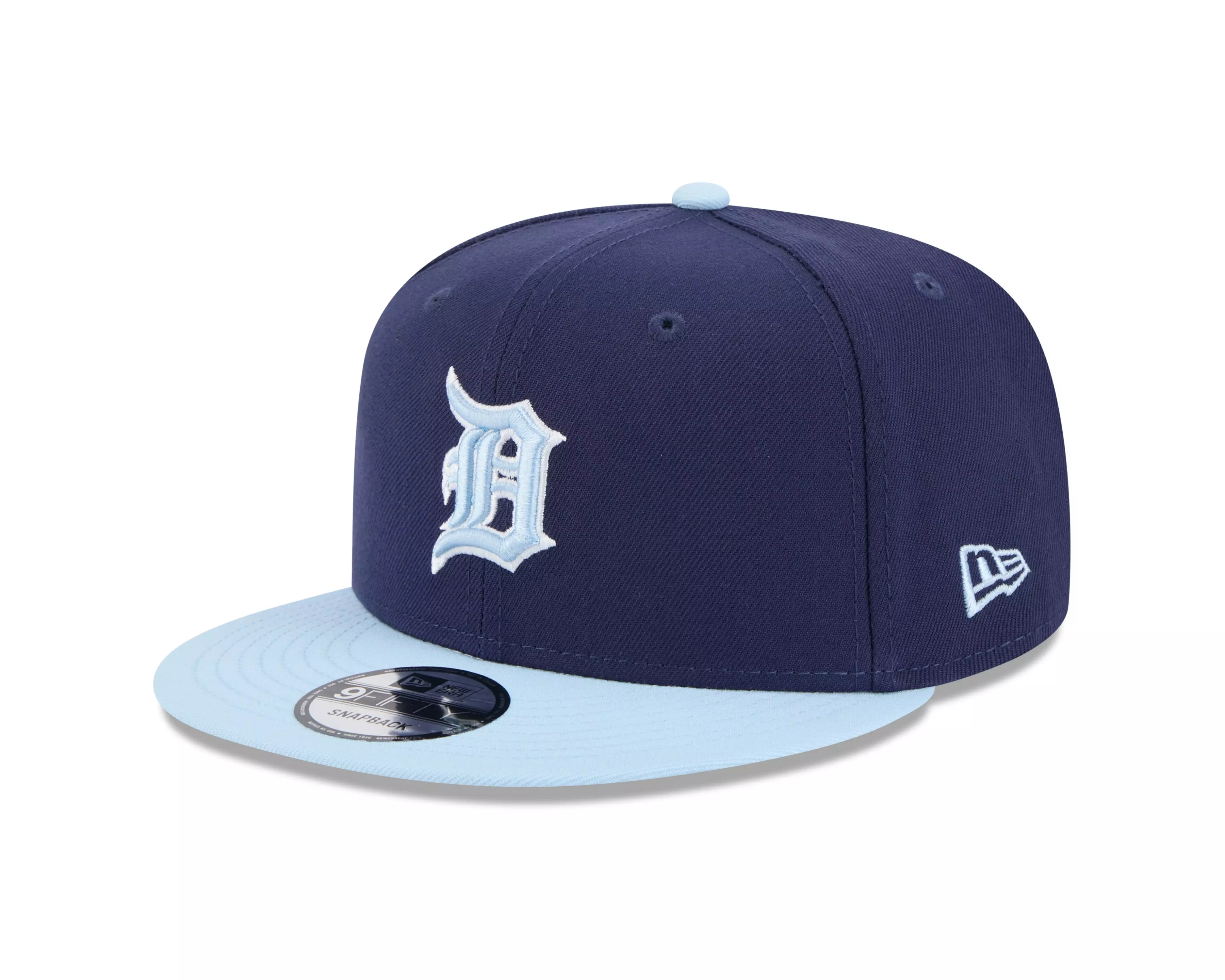 New Era Detroit Tigers 9FIFTY 2-Tone Snapback Hat-Navy/Light Blue - NAVY/LT BLUE