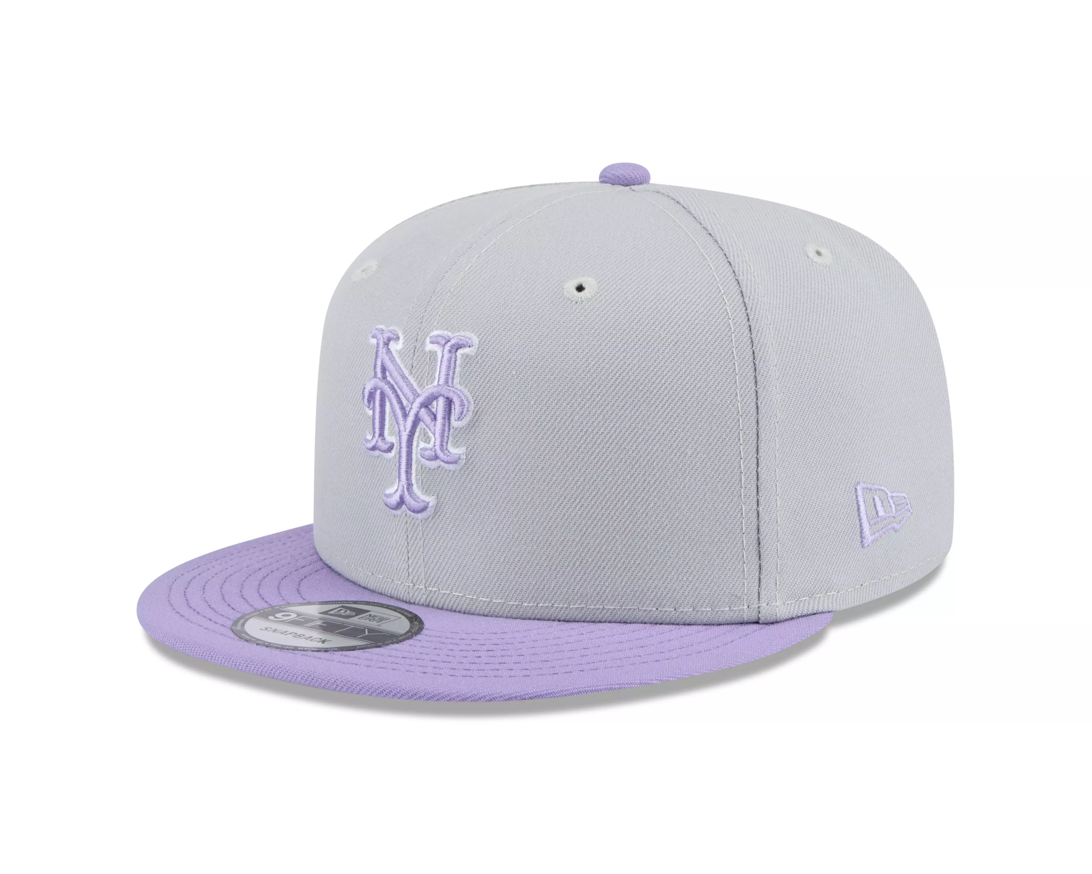 New Era New York Mets 9FIFTY 2-Tone Snapback Hat-Purple/Grey - PURPLE/GREY
