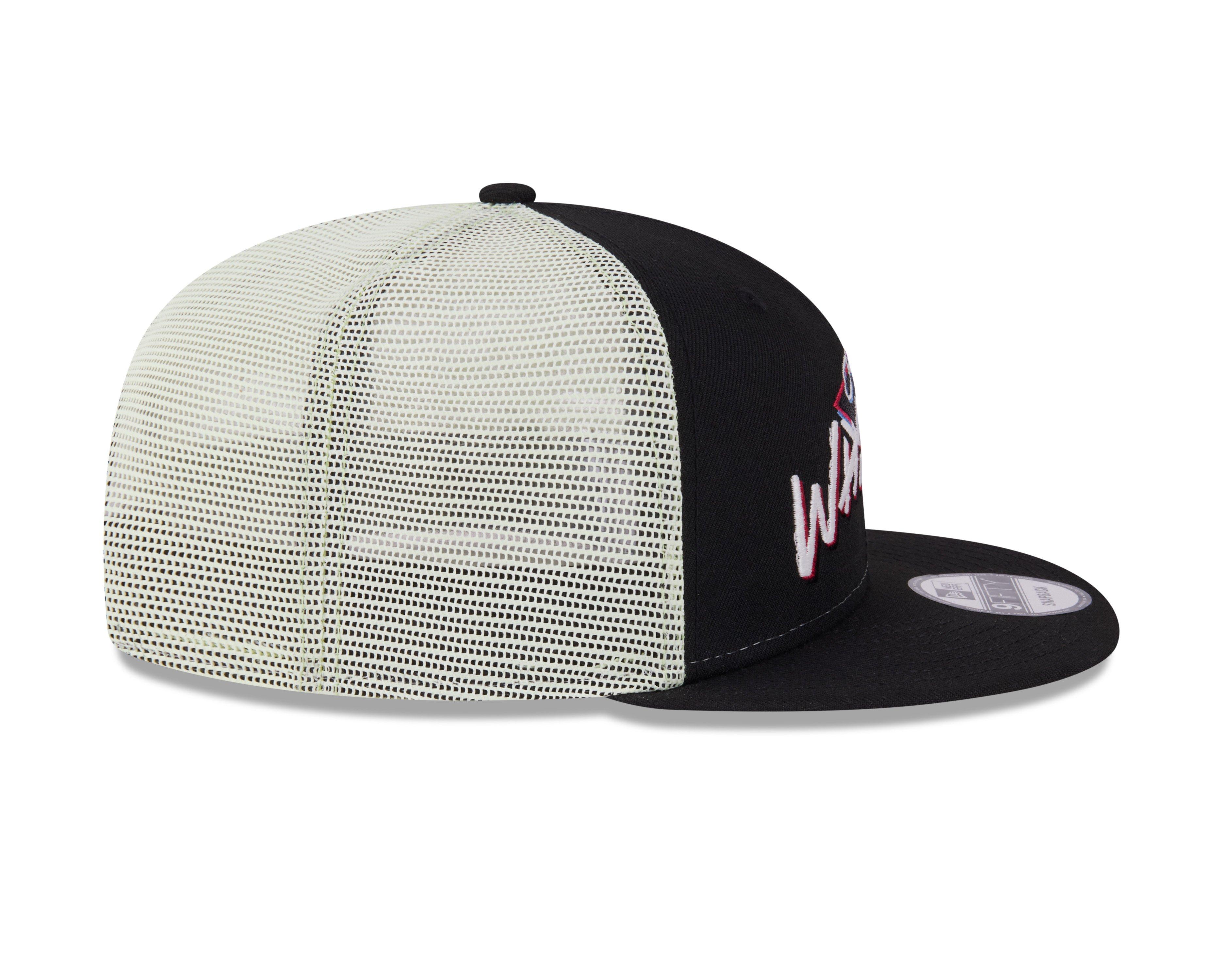 New Era Chicago White Sox 9FIFTY Neon Snapback Hat - Black - BLACK Thumbnail View 6