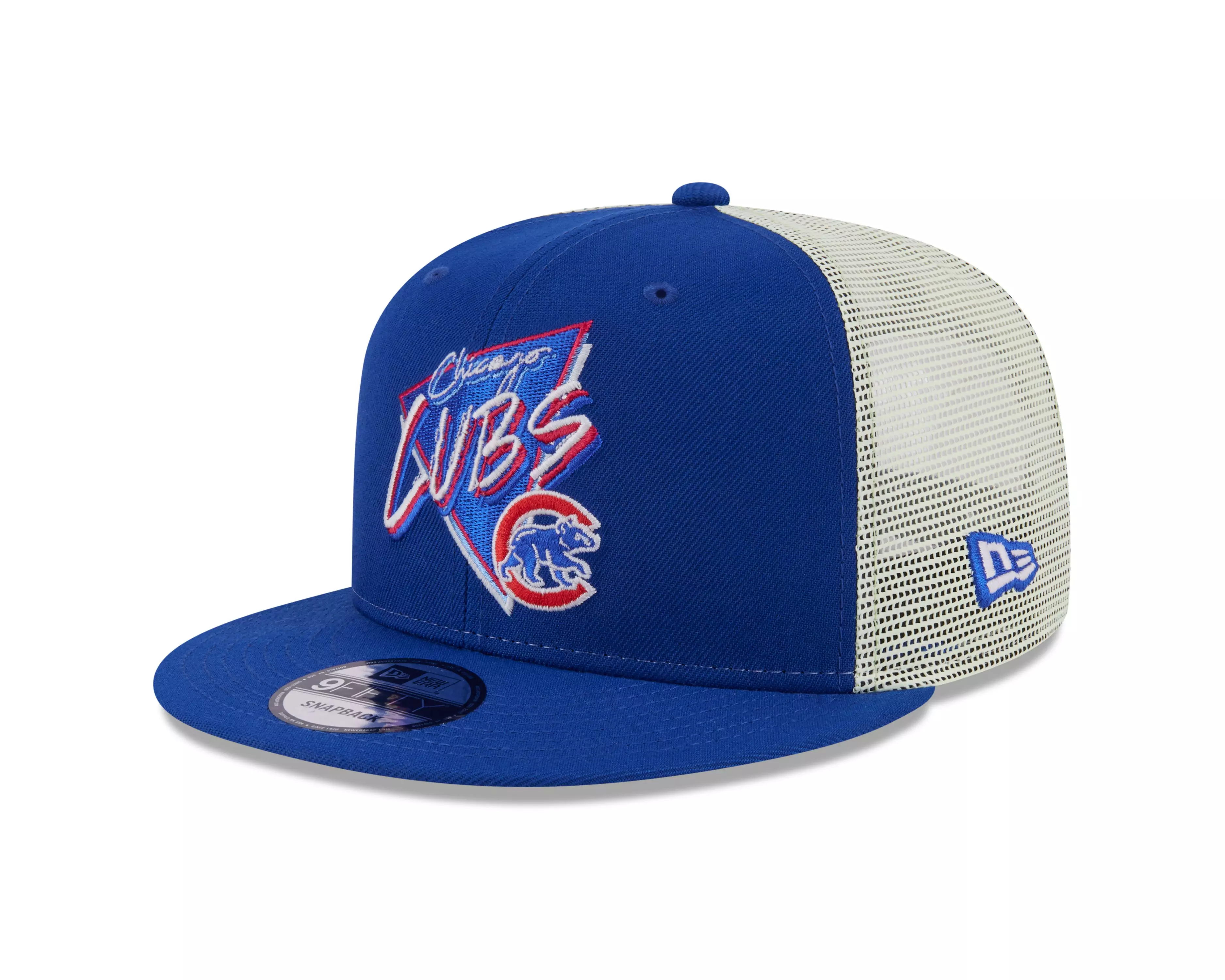 New Era Chicago Cubs 9FIFTY Neon Snapback Hat-Blue - BLUE