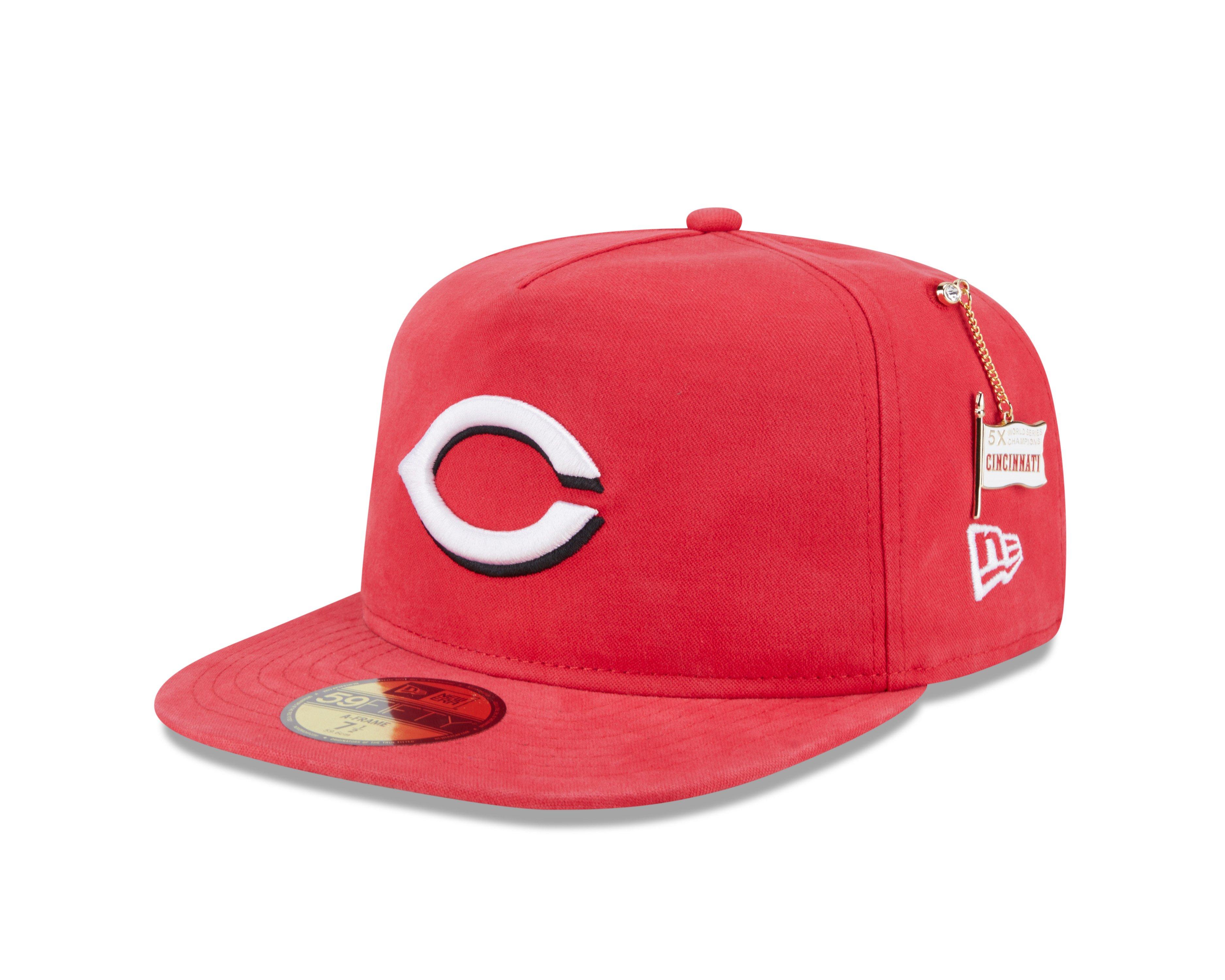 New Era Cincinnati Reds 59FIFTY Champ Park Fitted Hat-Red