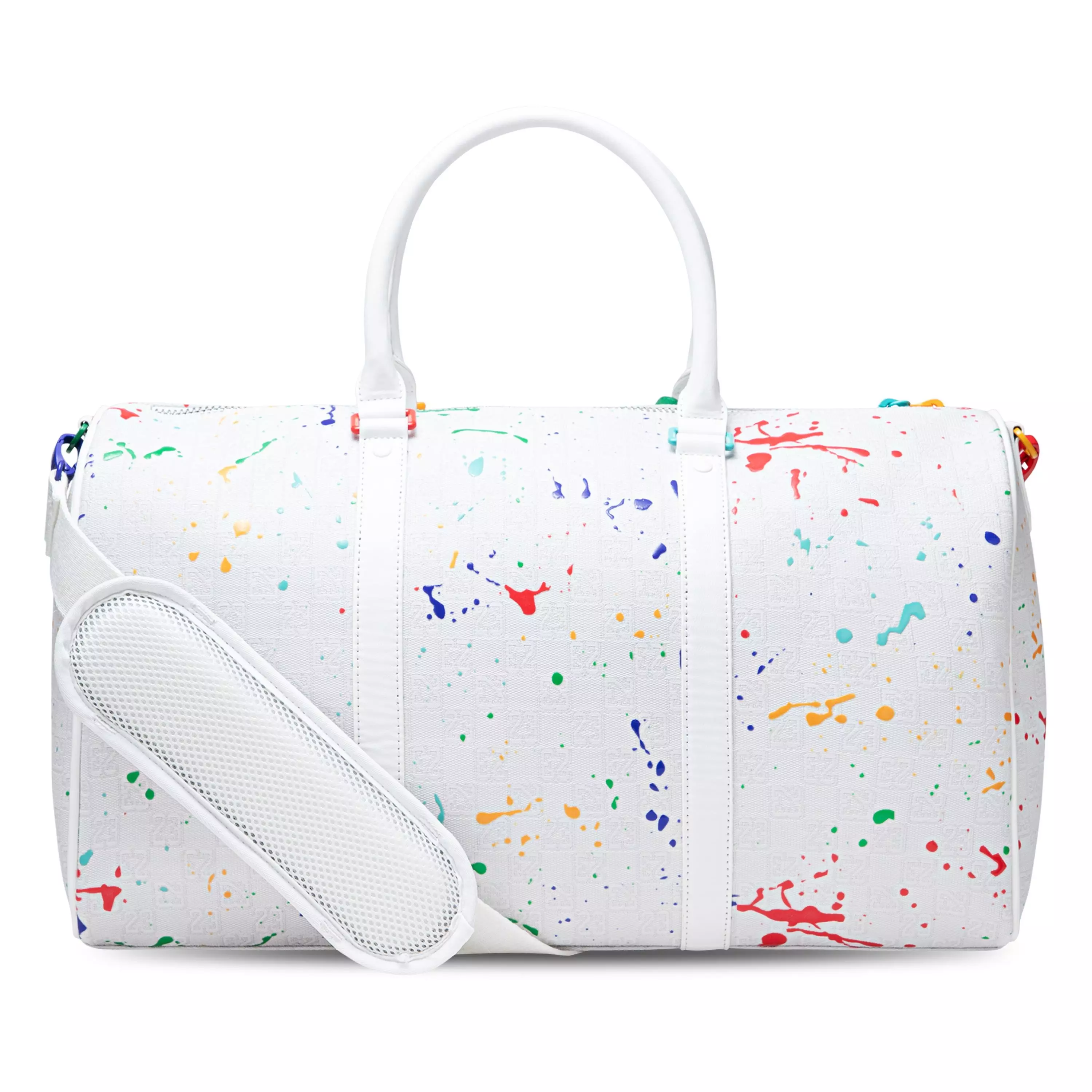 Jordan Monogram Duffle Bag Medium - White/Multi-Color - WHITE/MULTI