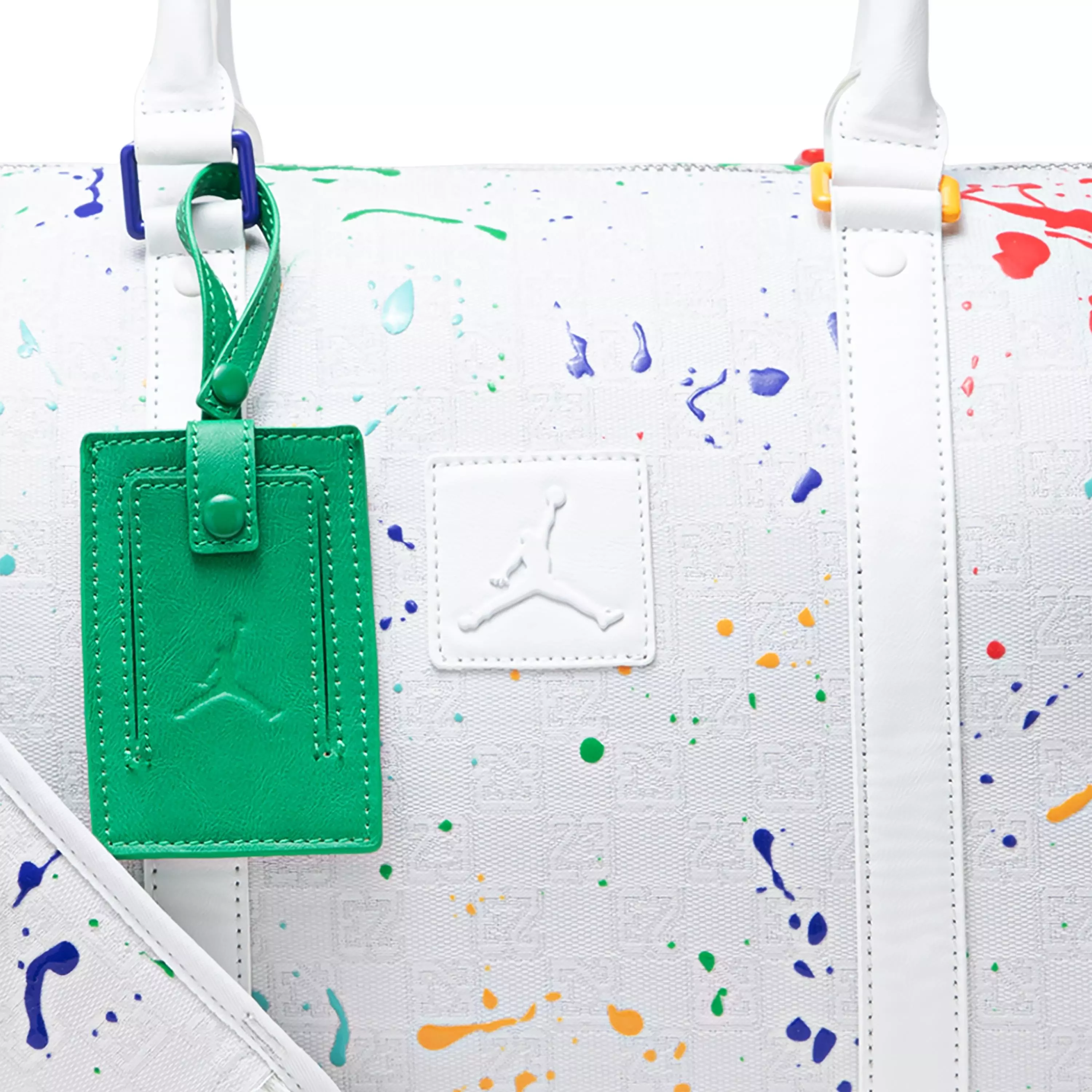 Jordan Monogram Duffle Bag Medium - White/Multi-Color - WHITE/MULTI