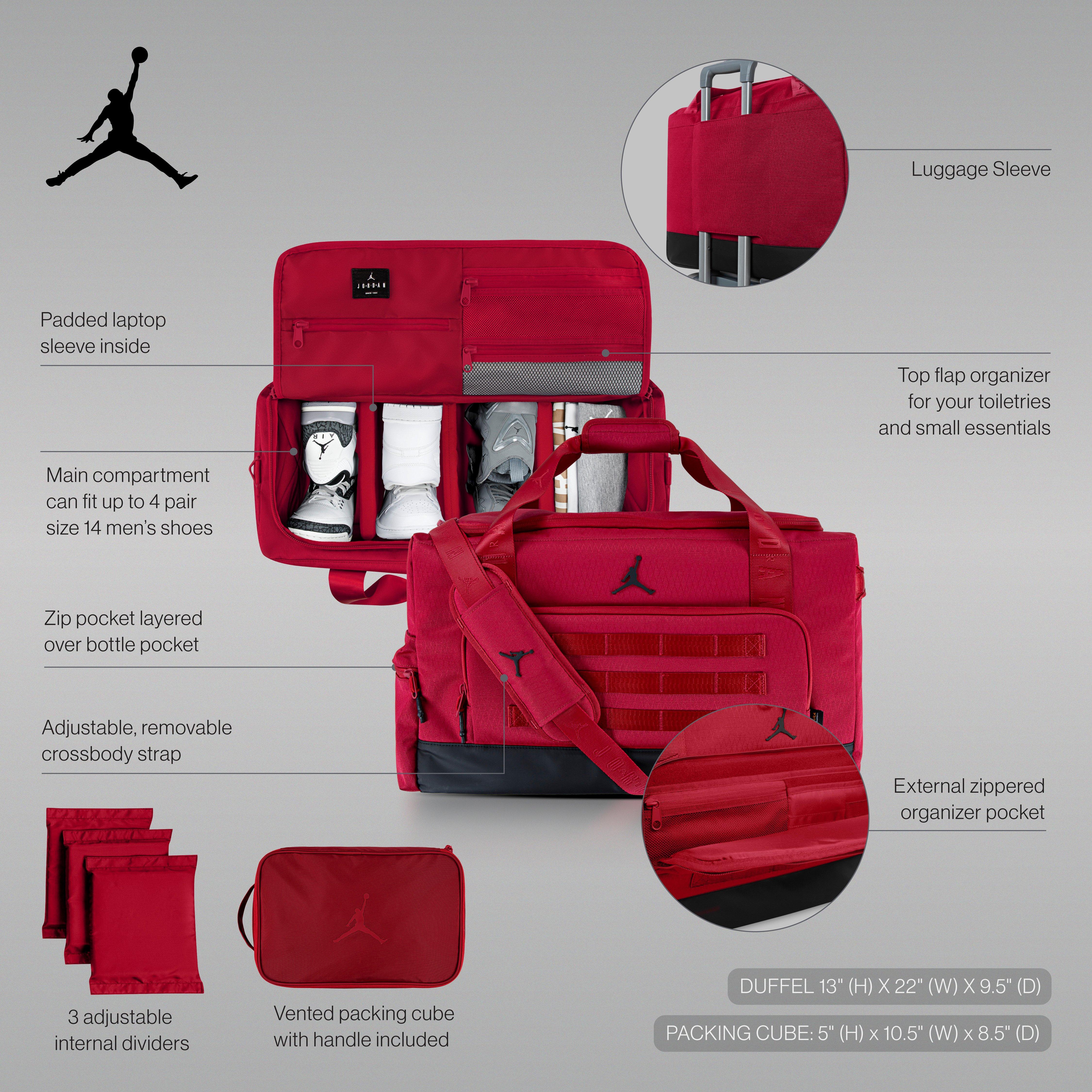 Jordan Collectors Duffle Red Bag