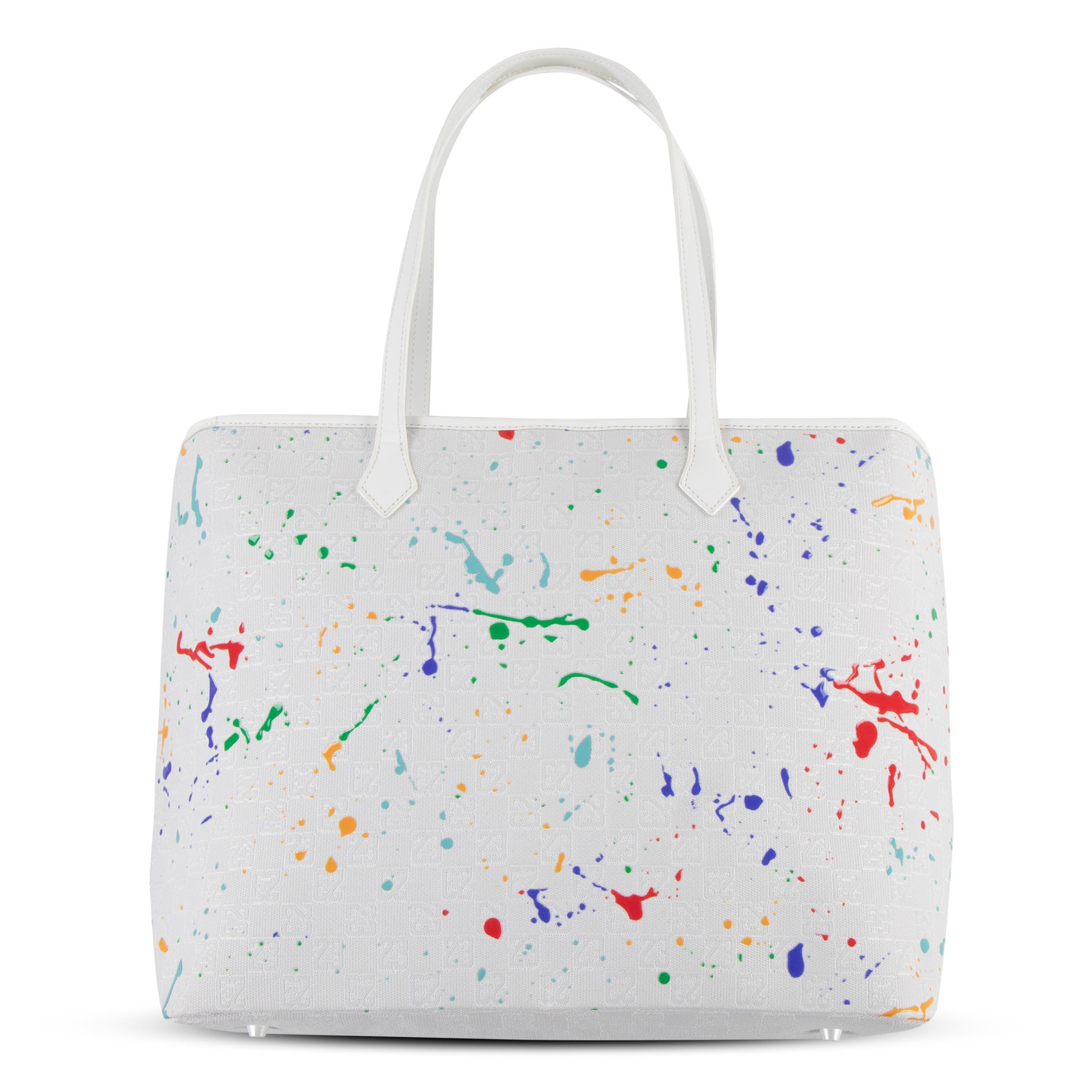 Jordan Monogram Tote - White