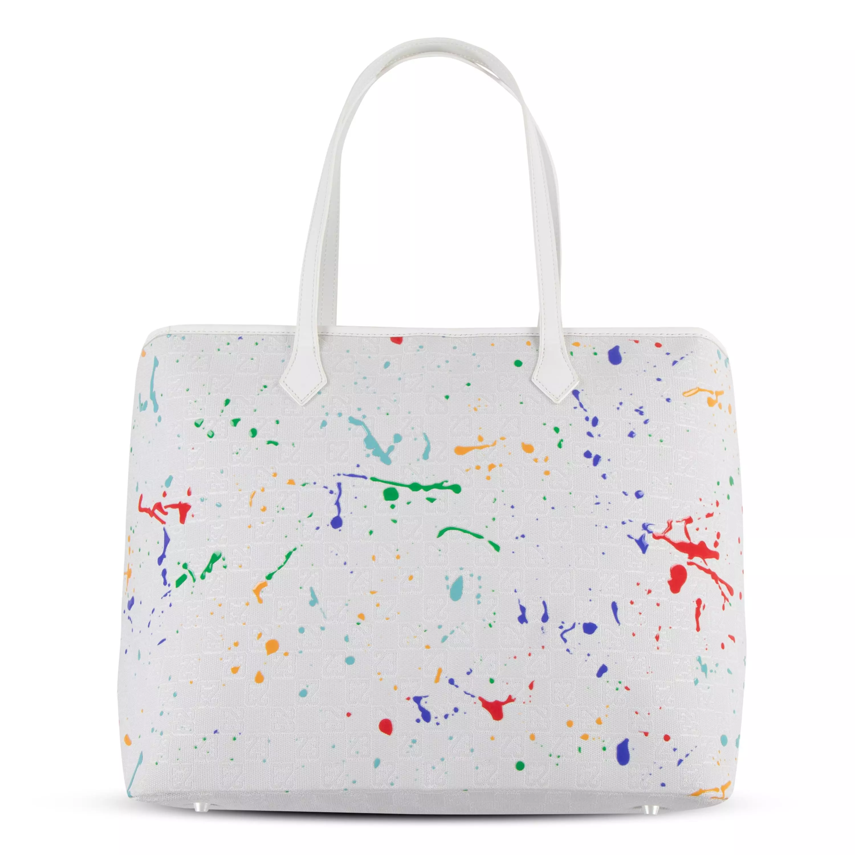 Jordan Monogram Tote - WHITE/MULTI