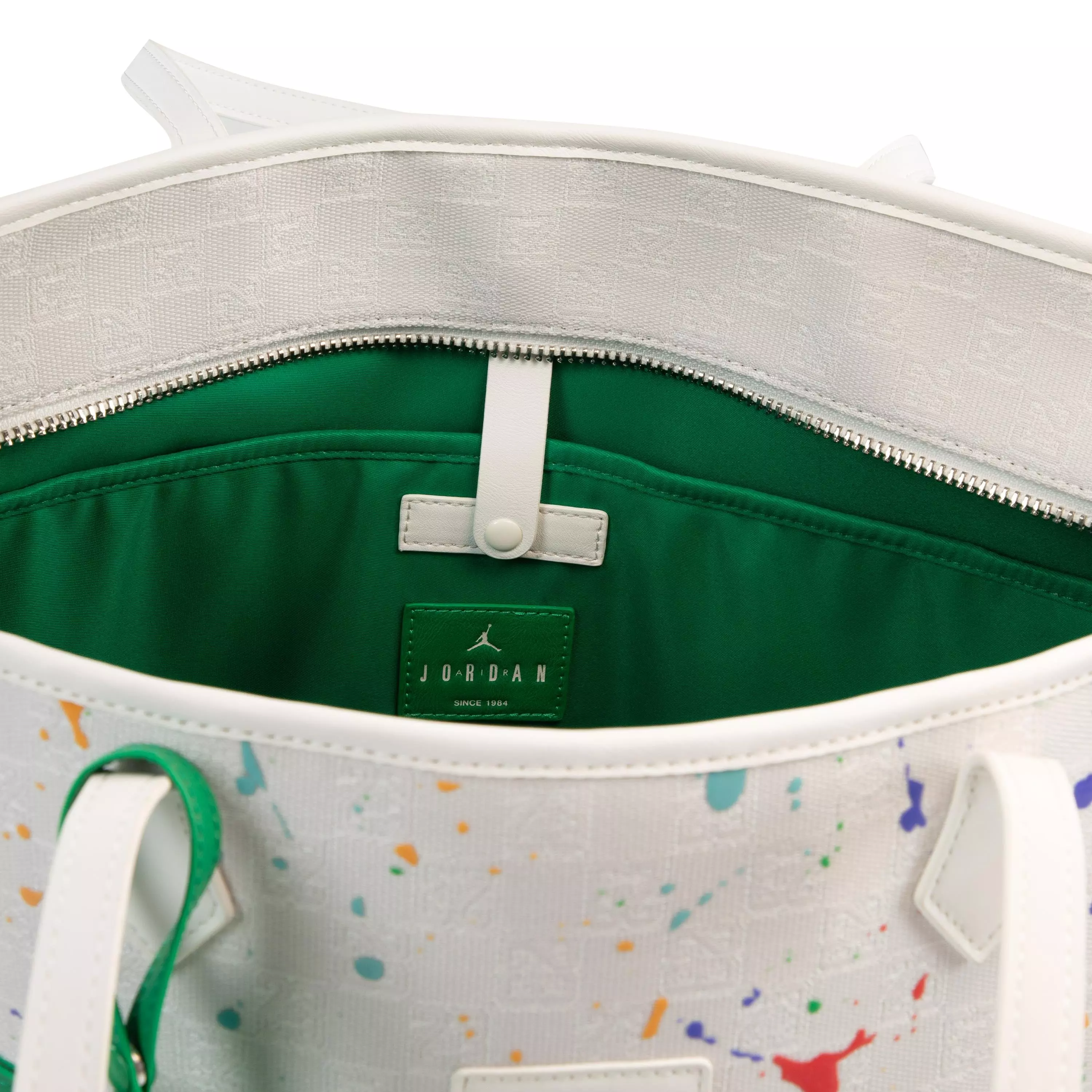 Jordan Monogram Tote - WHITE/MULTI