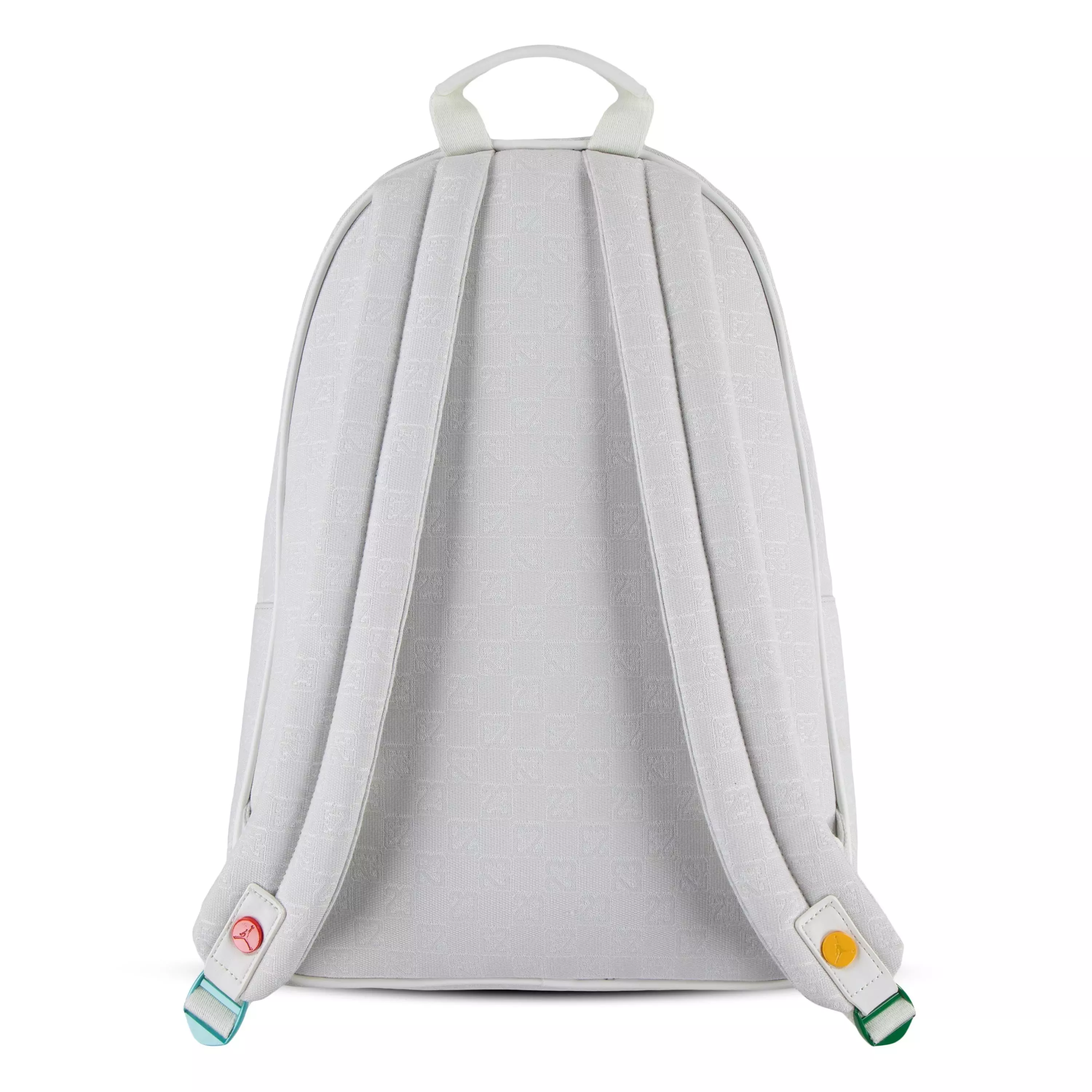 Jordan Monogram Backpack - White/Multi - WHITE/MULTI