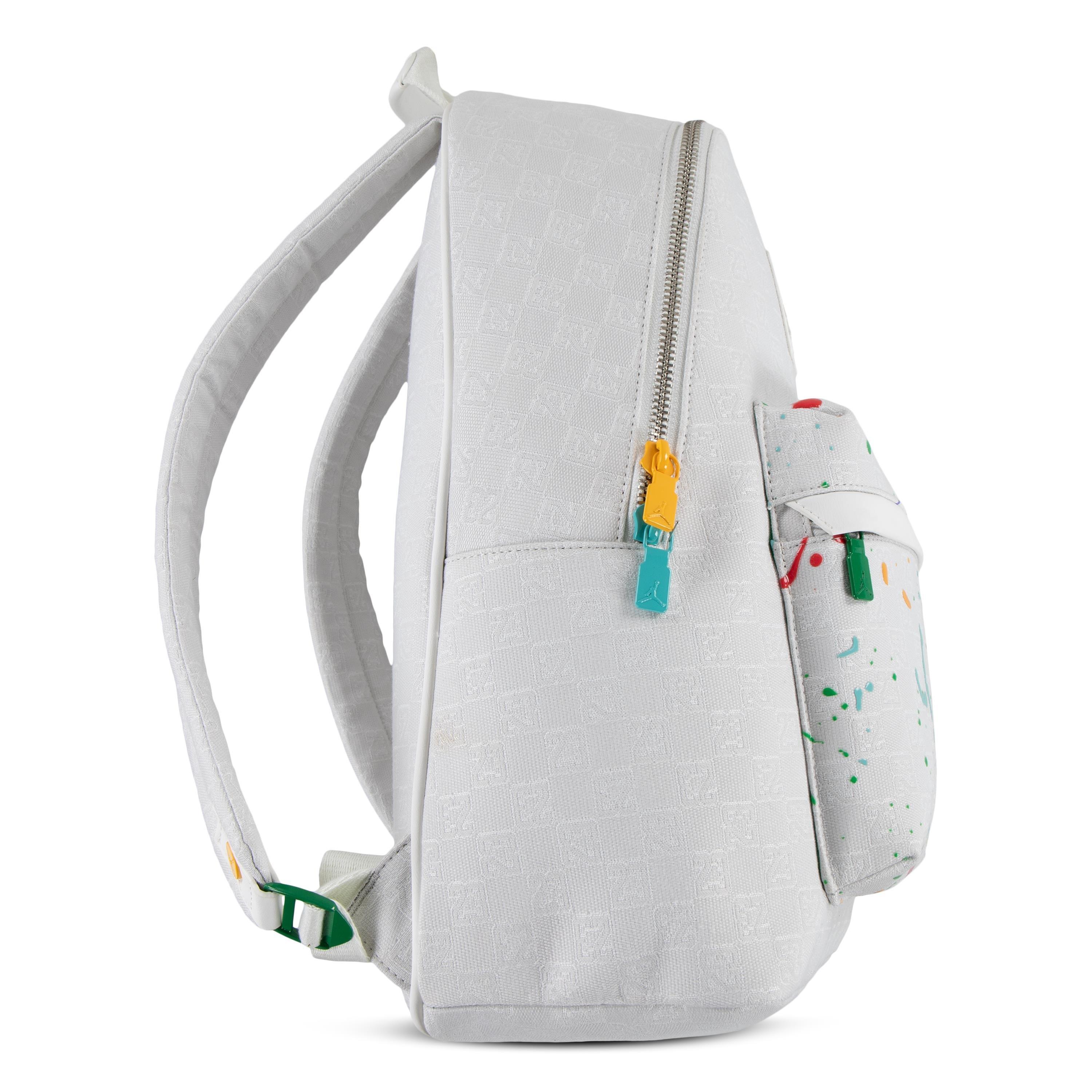 Jordan Monogram Backpack - White/Multi - WHITE/MULTI Thumbnail View 3