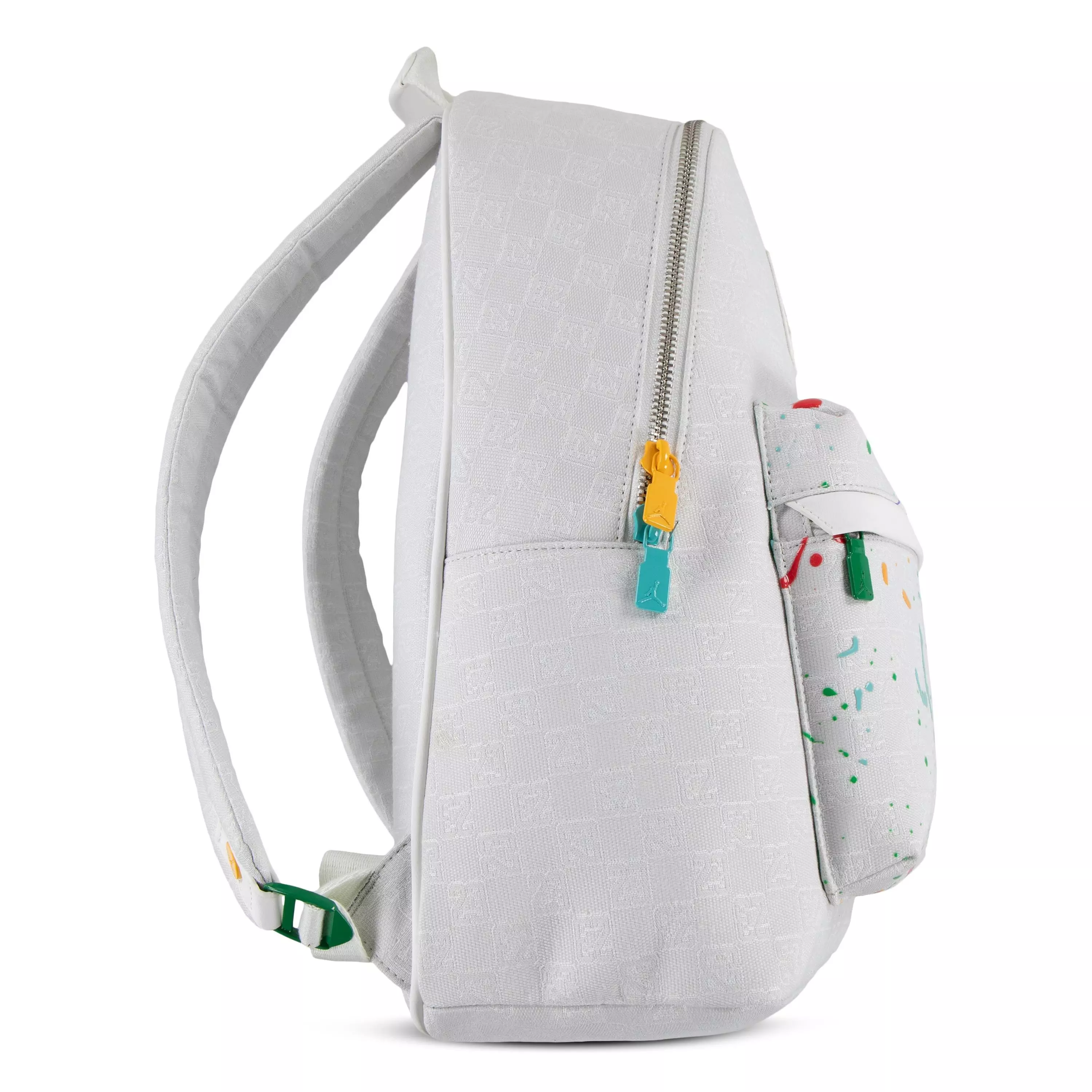 Jordan Monogram Backpack - White/Multi - WHITE/MULTI
