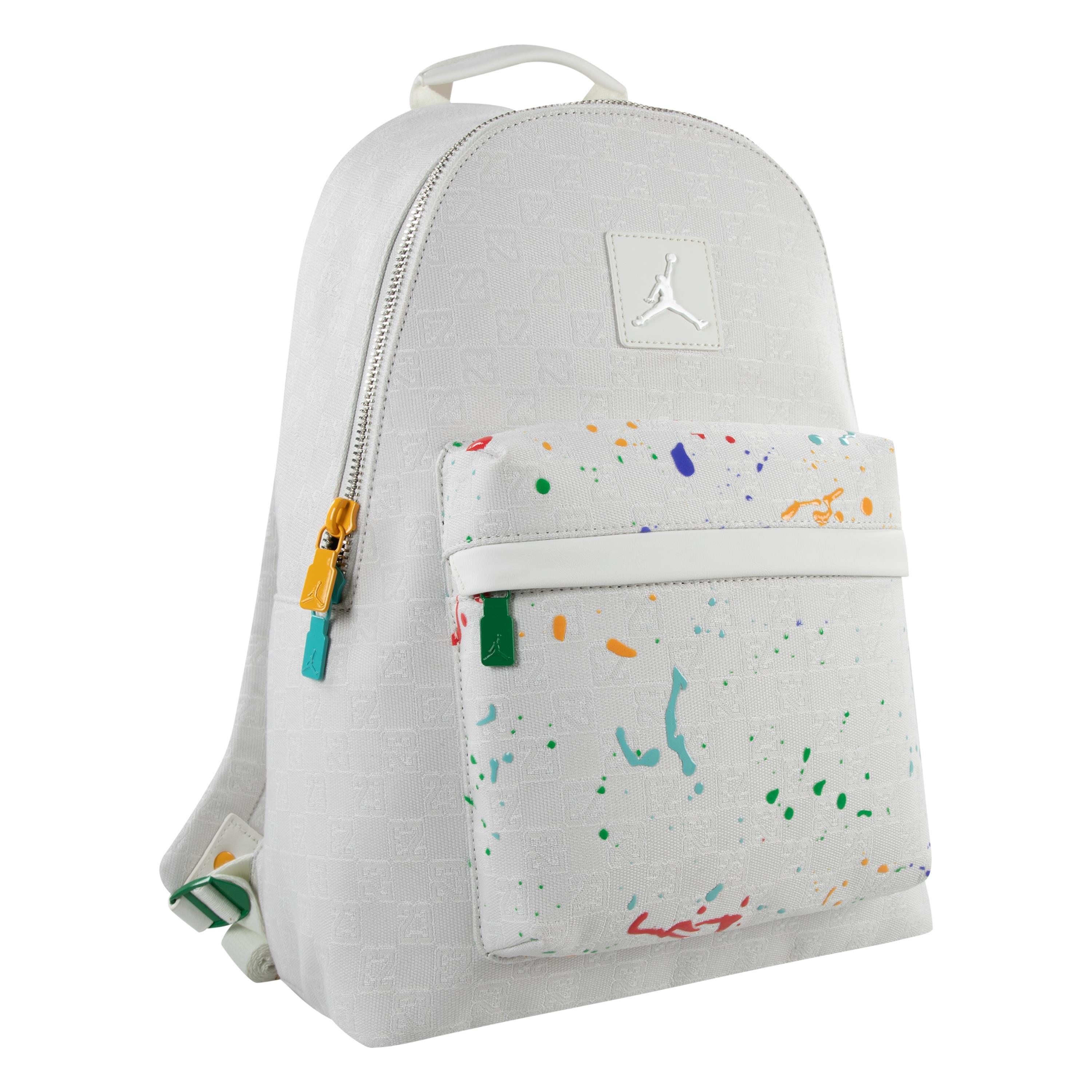 Jordan Monogram Backpack - White/Multi - WHITE/MULTI Thumbnail View 7