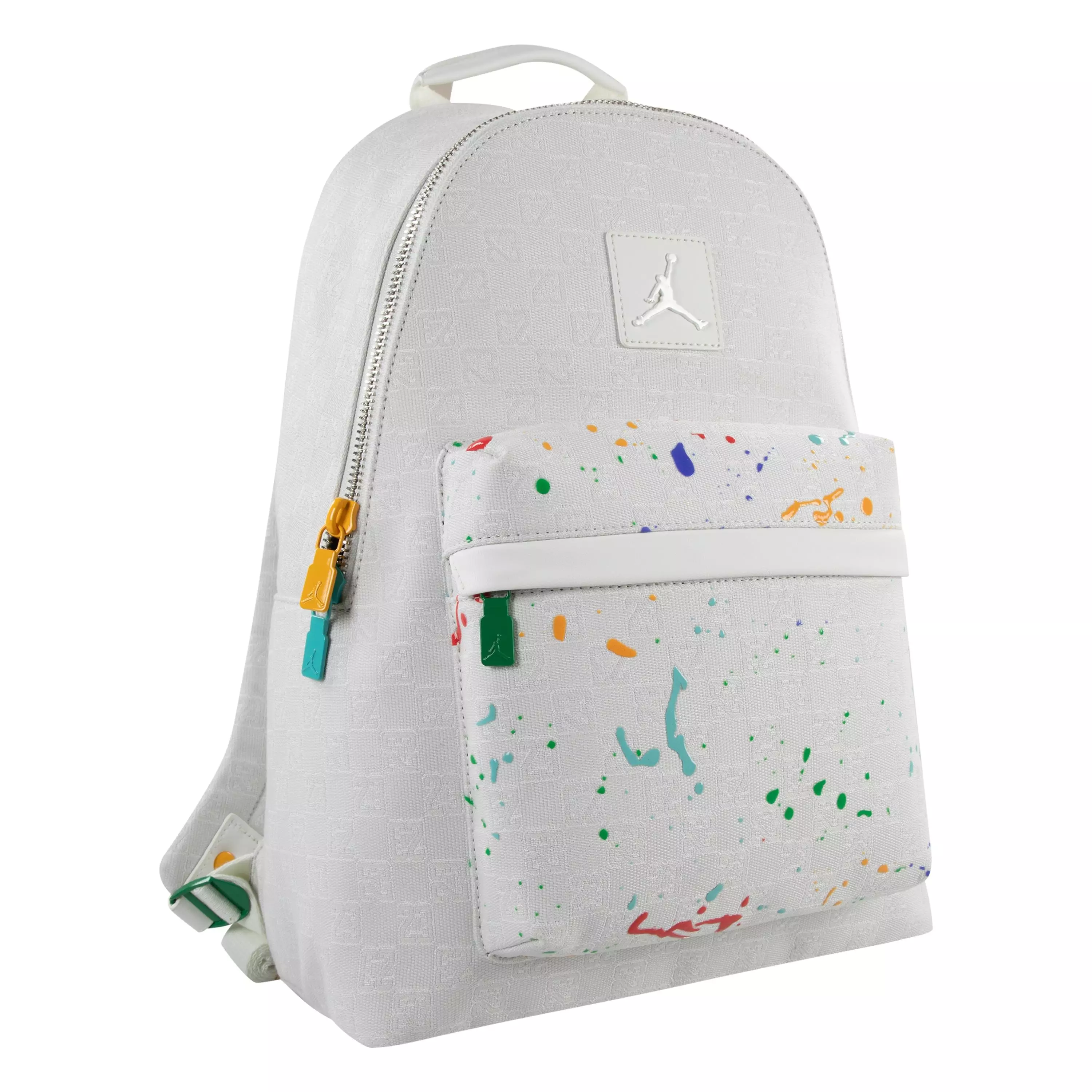 Jordan Monogram Backpack - White/Multi - WHITE/MULTI