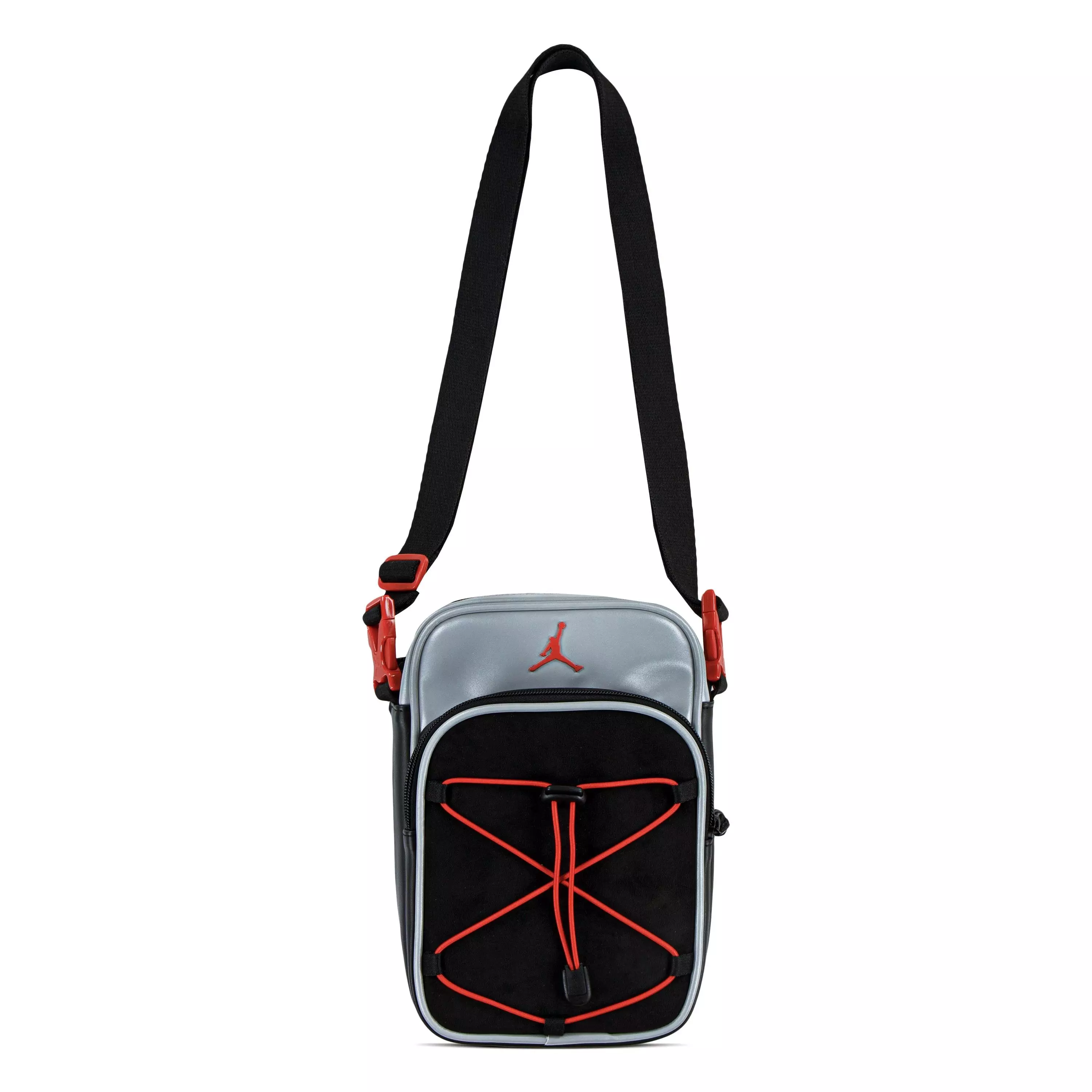 Jordan Festival Crossbody Bag - Grey/Black - GREY/RED