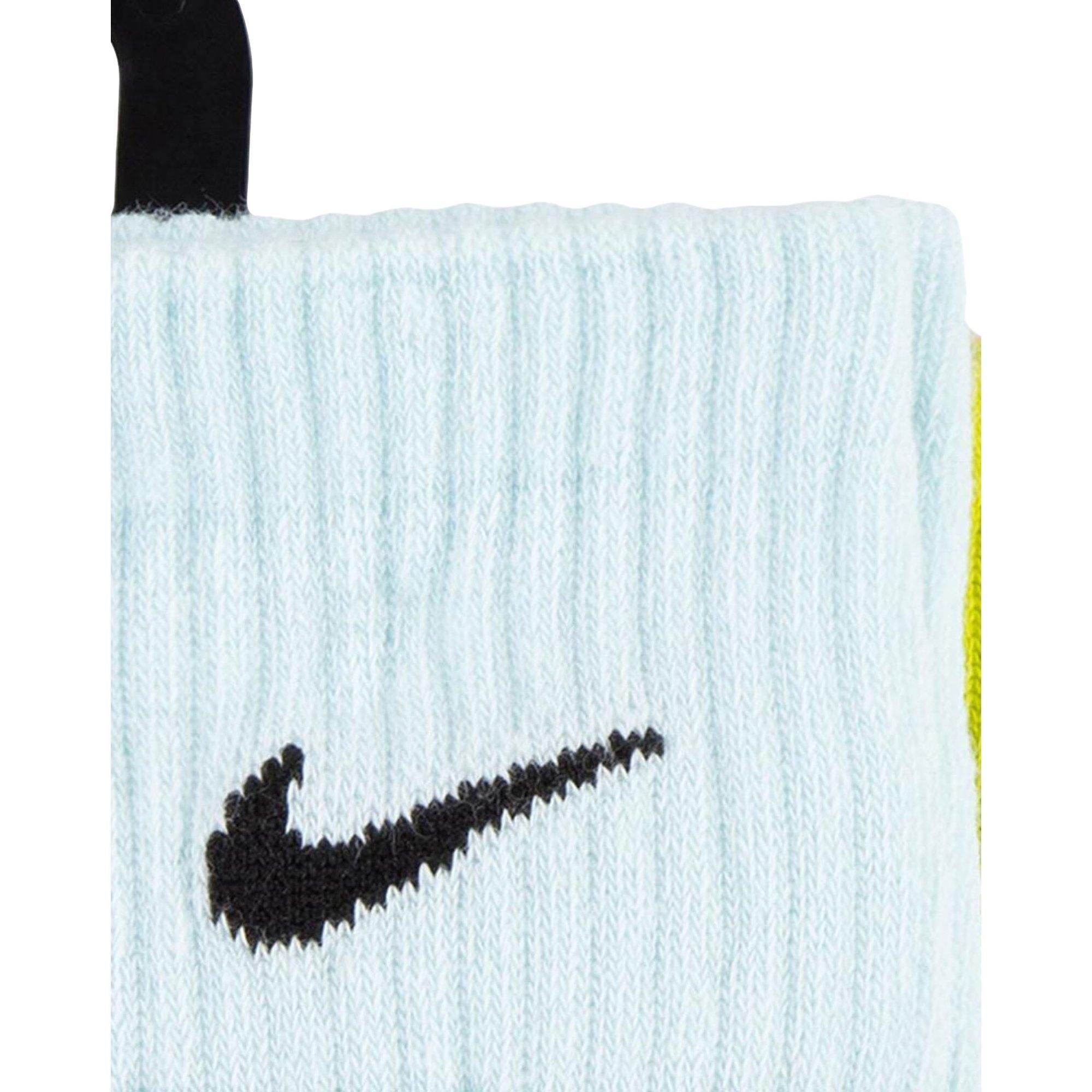 Nike Kids' Dri-FIT 6-Pack Crew Socks - Multi-Color