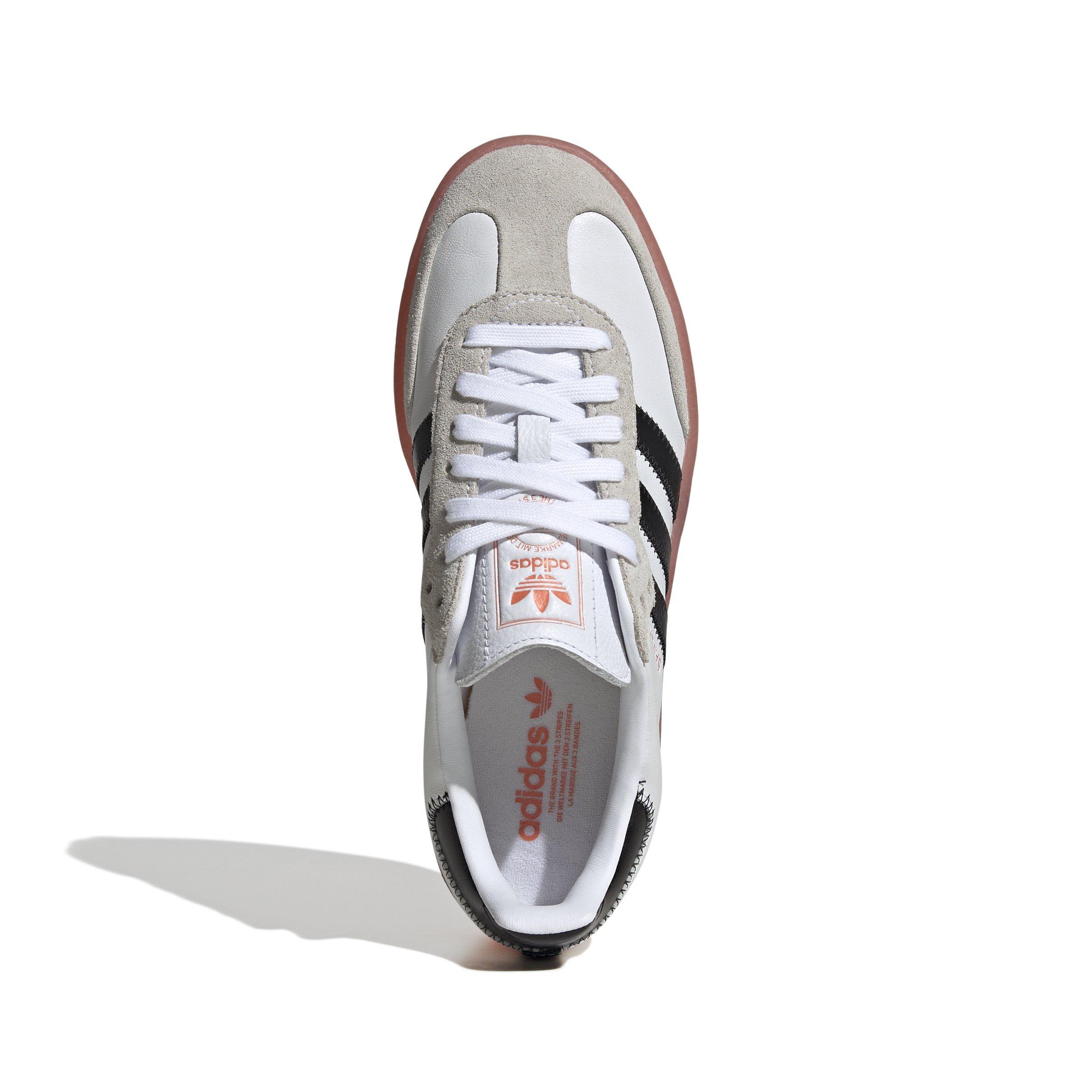 adidas Originals Sambae Women's Casual Leather Shoes - White/Red