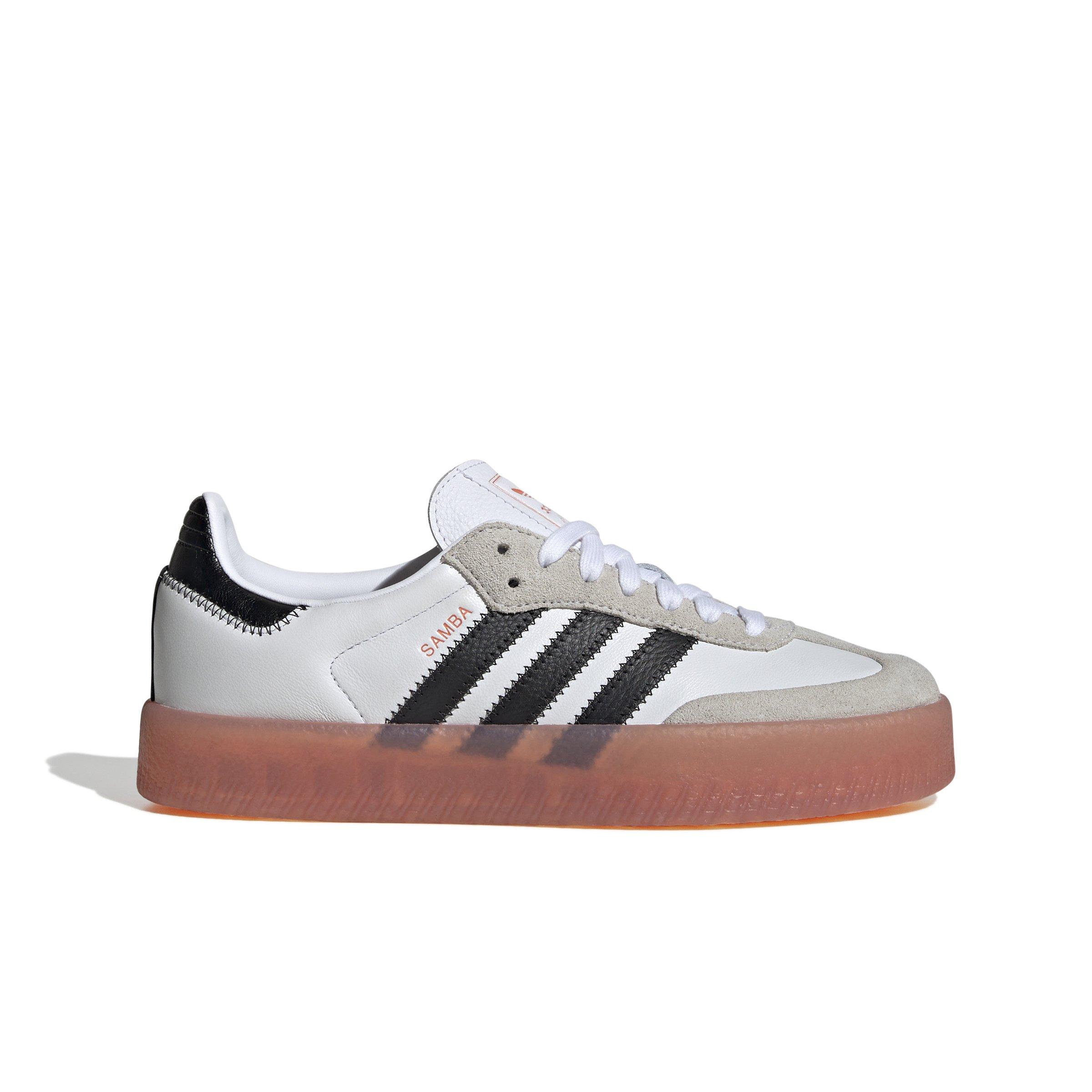 adidas Originals Sambae "Ftwr White/Core Black/Semi Coral" Women's Shoe - WHITE/RED Thumbnail View 1