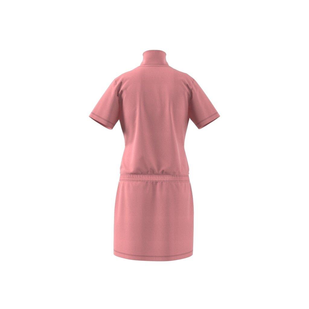 adidas Originals Big Girls' Firebird Dress-Pink