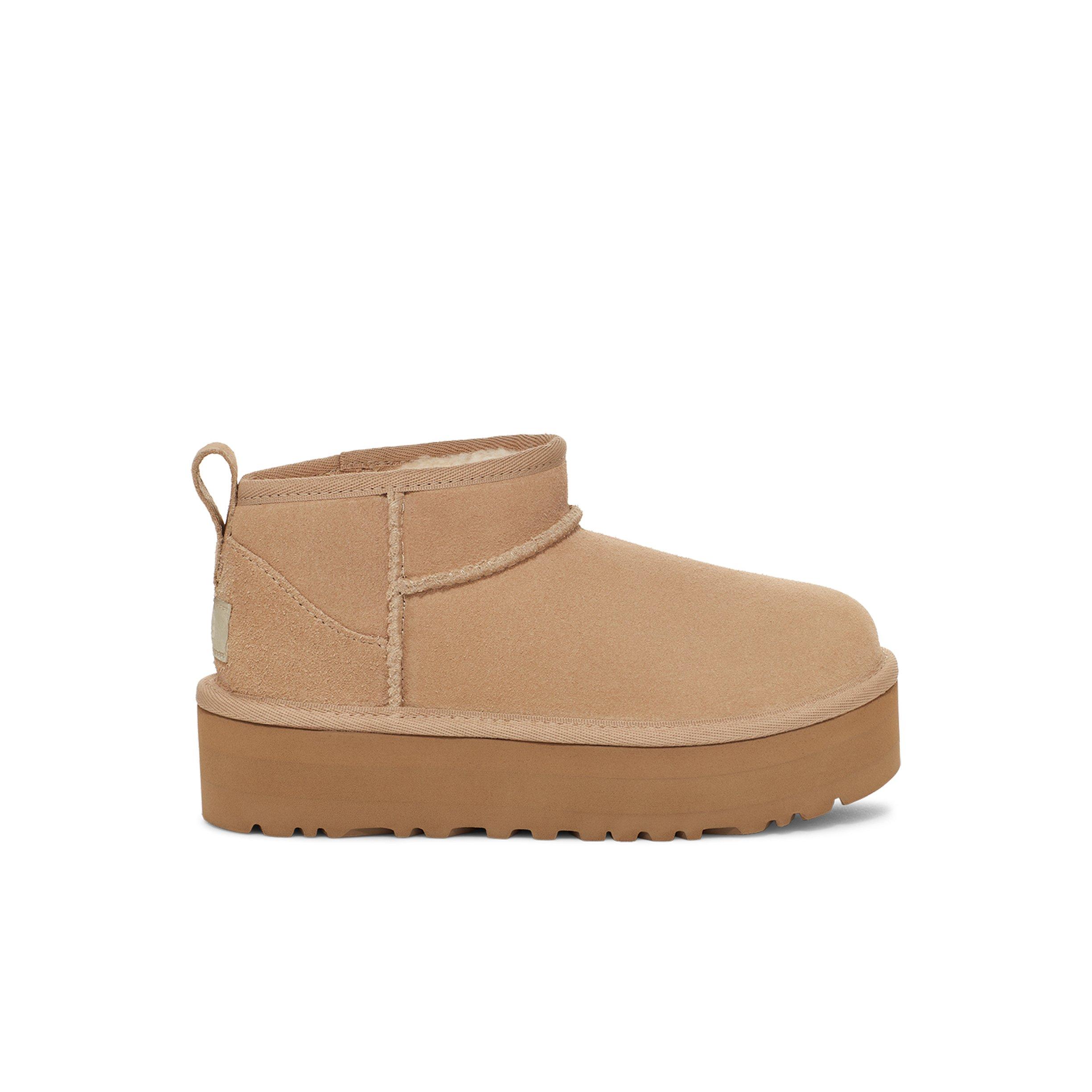 UGG Ultra Mini Platform "Sand" Grade School Girls' Boot - SAND