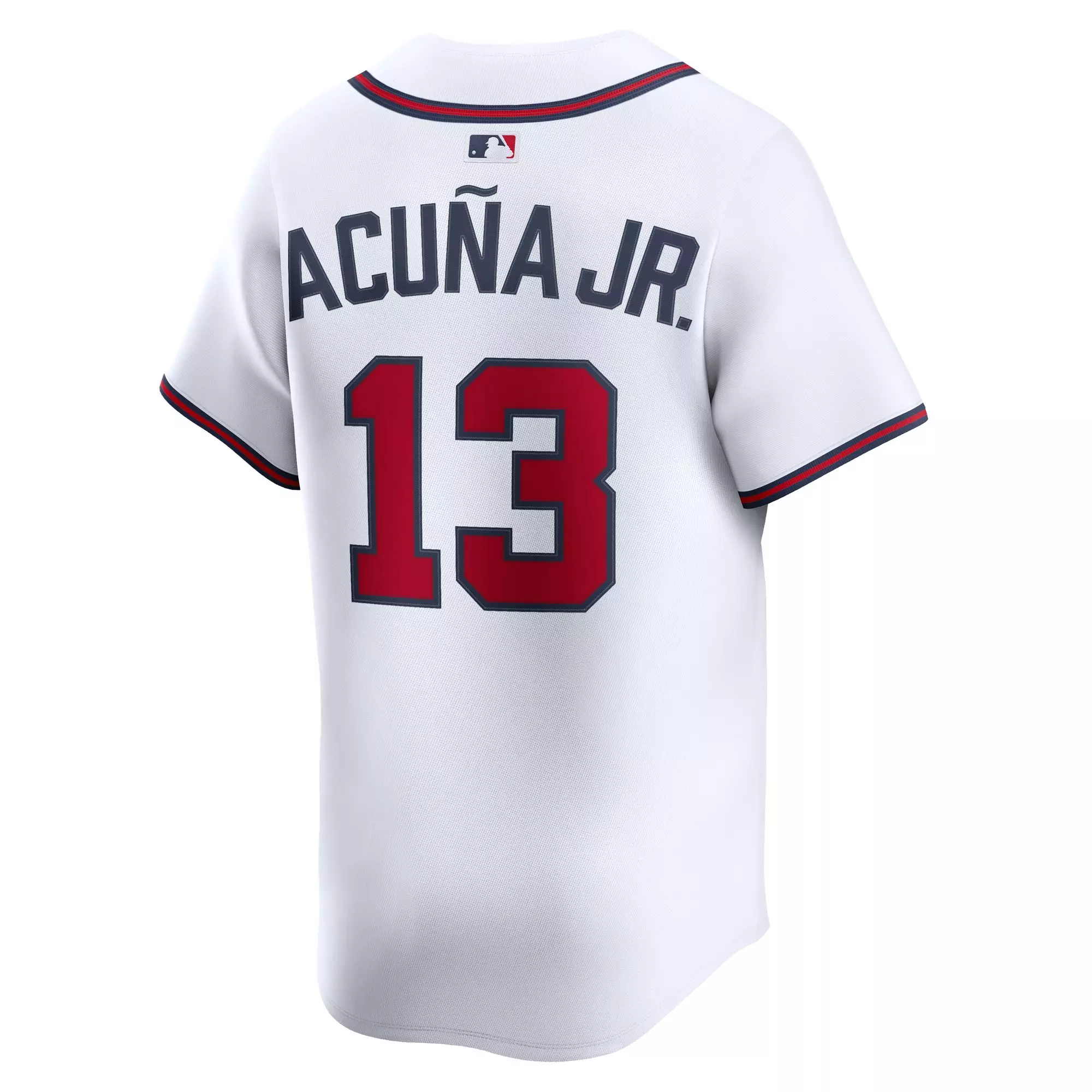 Nike Men's Atlanta Braves 2025 Ronald Acuna Jr. Limited Home Jersey-White - WHITE
