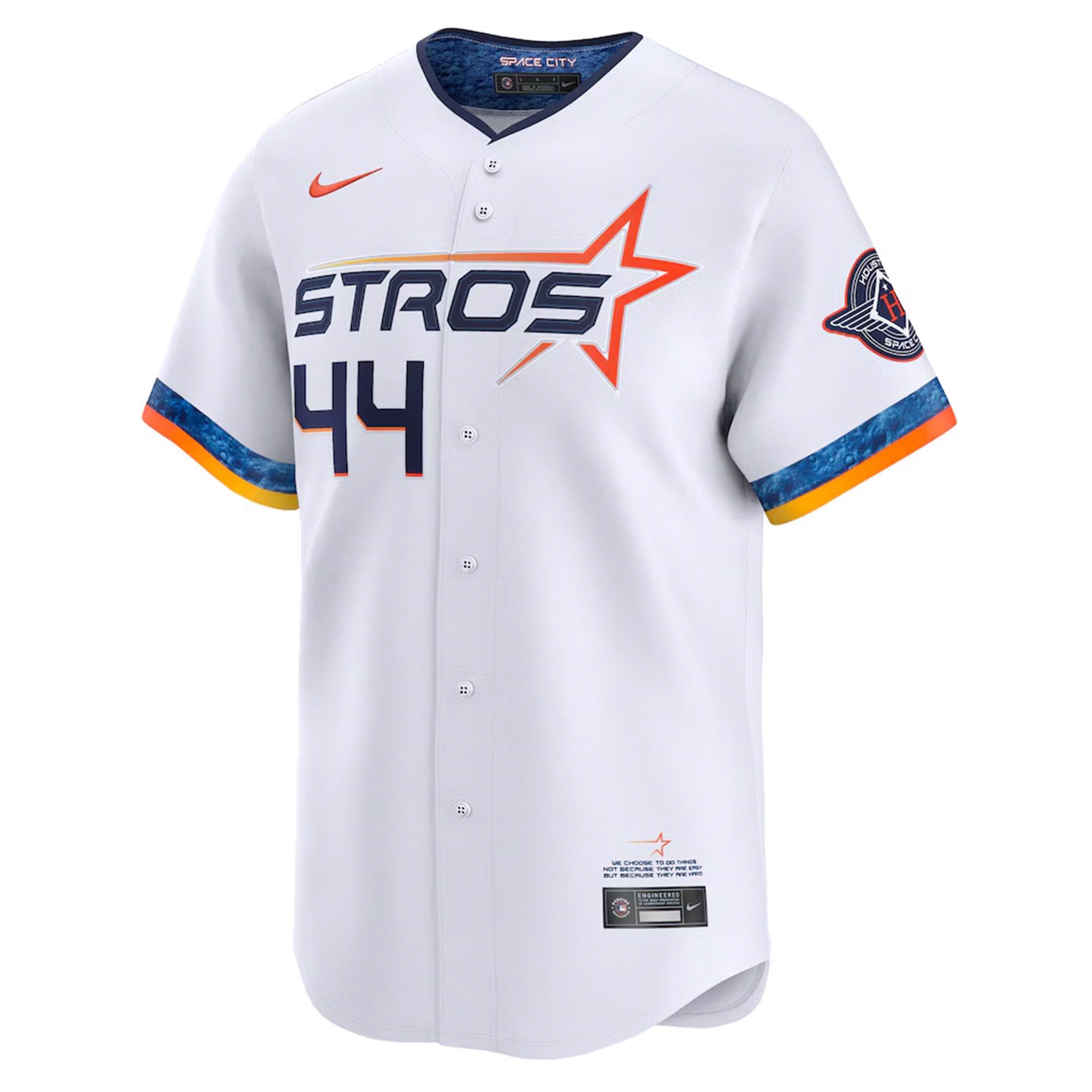 Nike Houston Astros 2025 Yordon Alverez City Connect Jersey - White - WHITE Thumbnail View 1