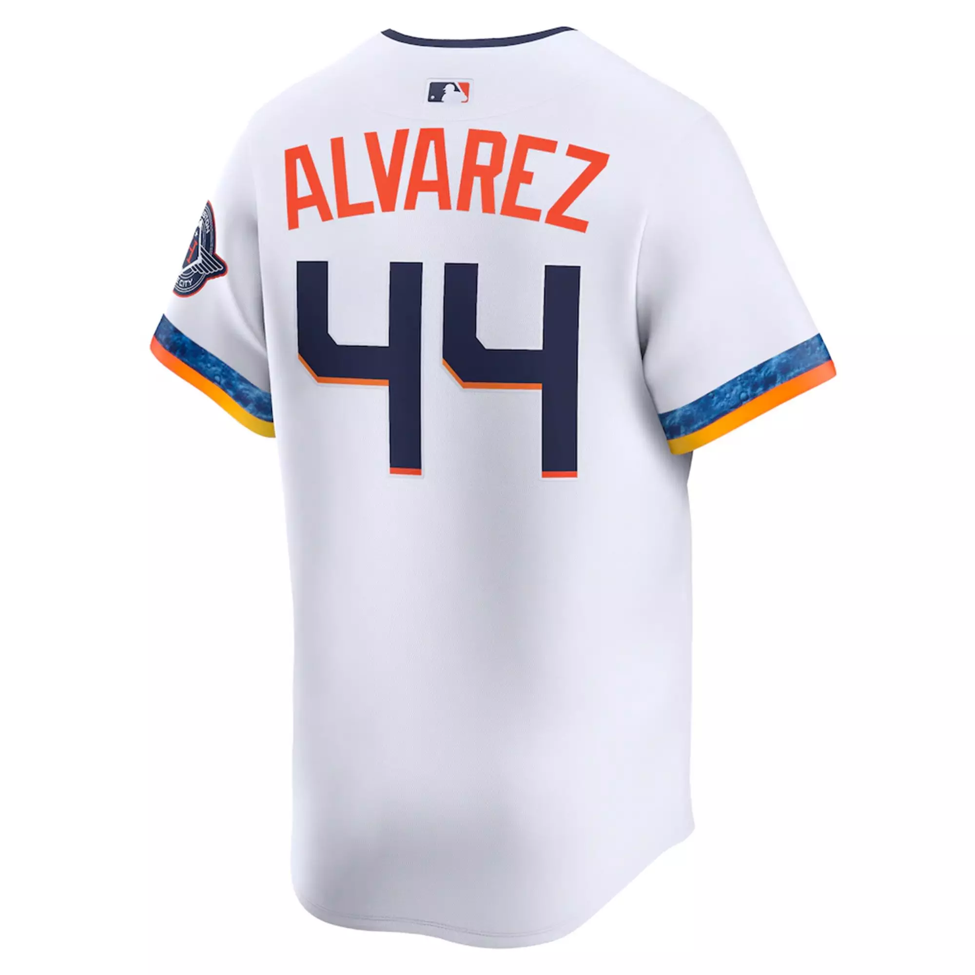 Nike Houston Astros 2025 Yordon Alverez City Connect Jersey - White - WHITE