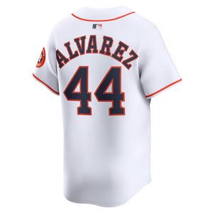 Nike Houston Astros 2025 Yordan Alverez Limited Home Jersey-White