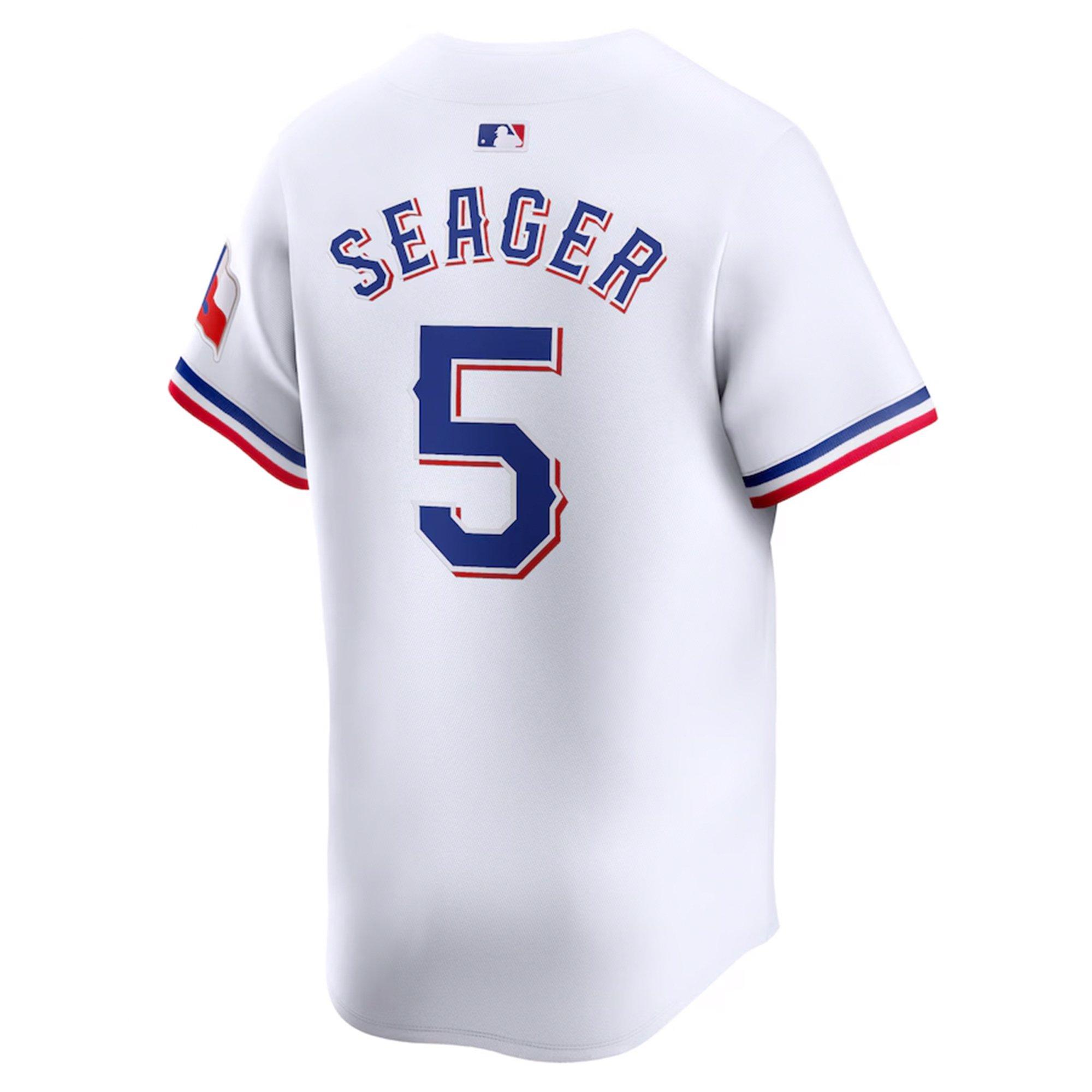 Nike Texas Rangers 2025 Corey Seager Limited Home Jersey-White - WHITE Thumbnail View 2