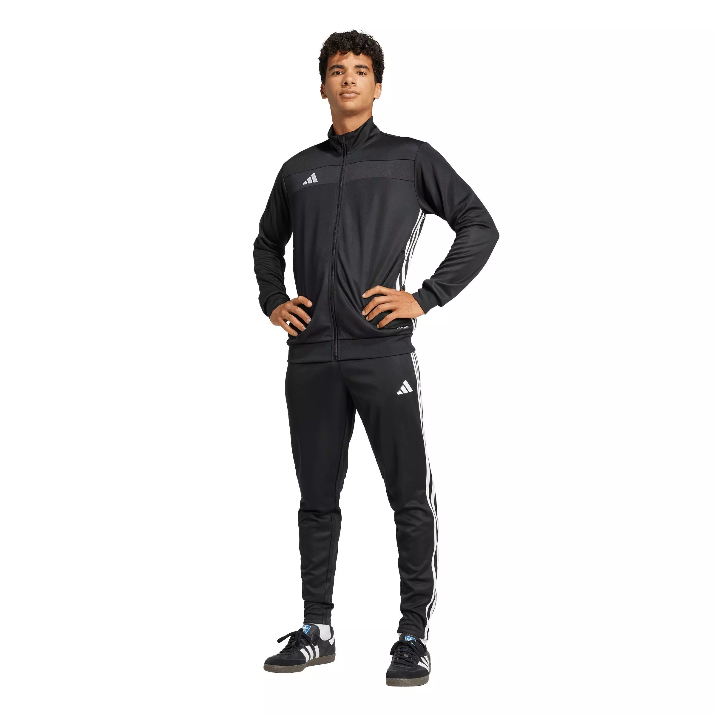 adidas Men's Tiro 25 Essentials Training Track Pants - BLACK/WHITE
