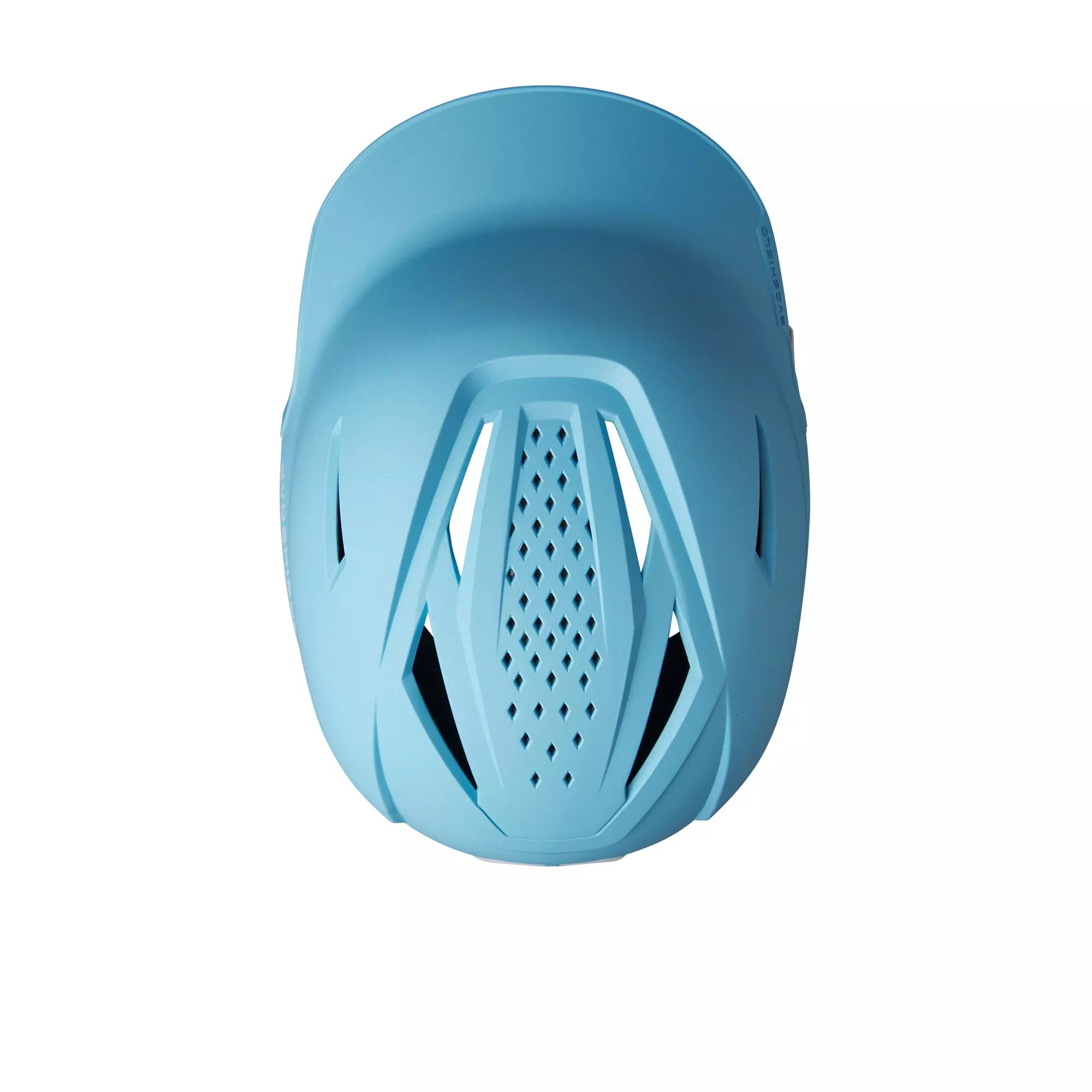 EvoShield XVT 2.0 Matte Lt Blue Batting Helmet w/ Facemask - LT BLUE/WHITE