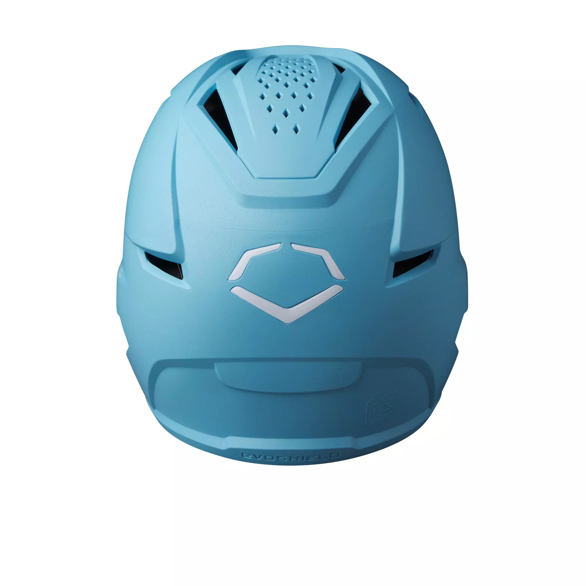 EvoShield XVT 2.0 Matte Lt Blue Batting Helmet w/ Facemask - LT BLUE/WHITE